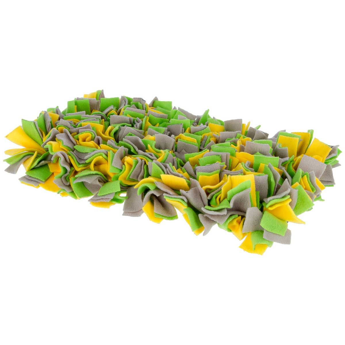 Kerbl Tapis à renifler jaune/vert/gris 50 x 30 cm