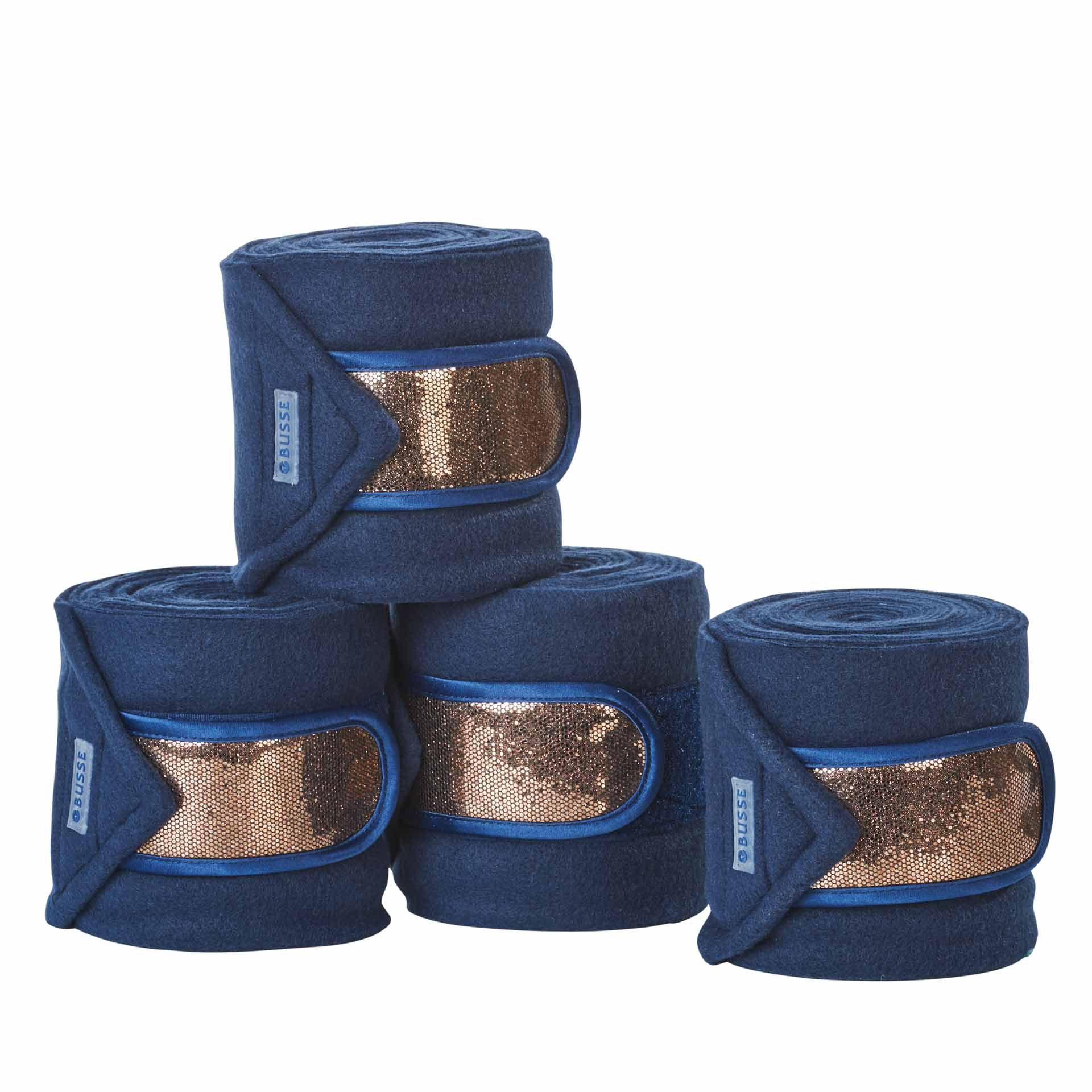BUSSE Bandagen CLASSIC GLITTER 350x12 navy/bronze