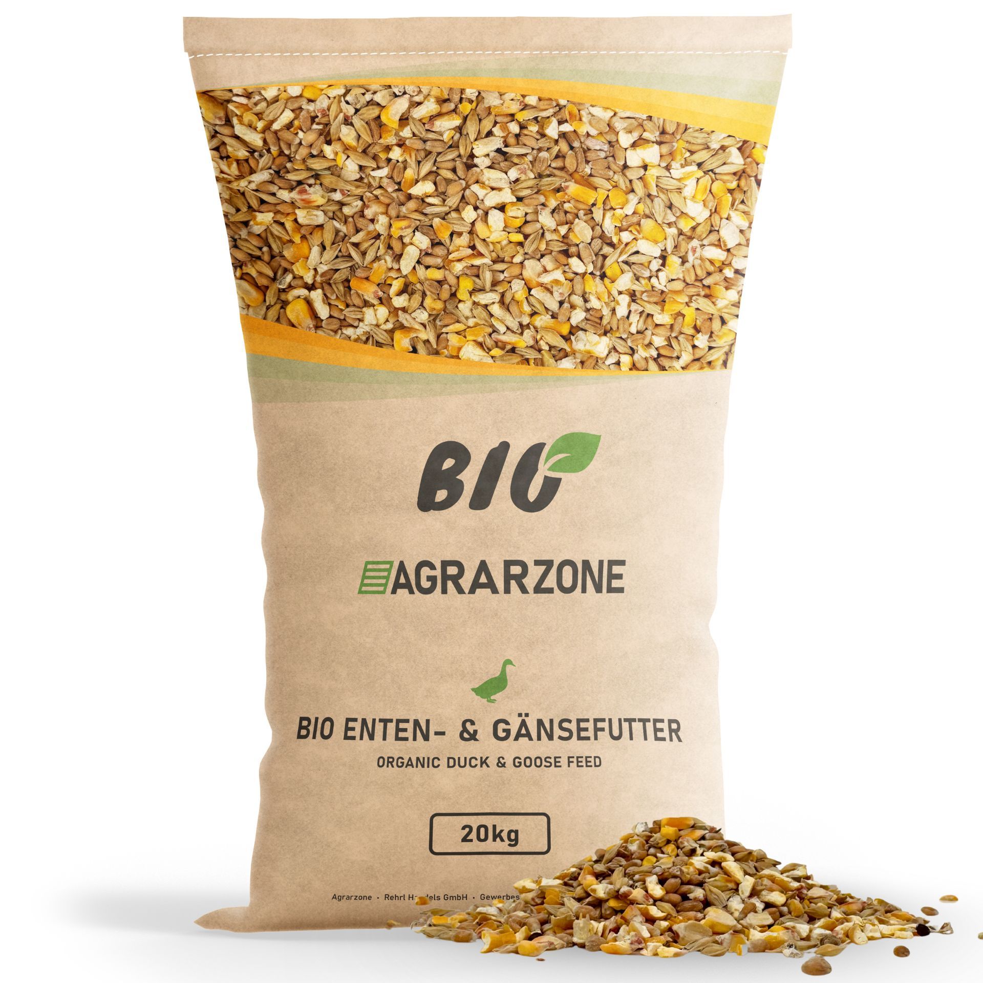 Nourriture Bio Agrarzone pour canards et oies en graines 20 kg