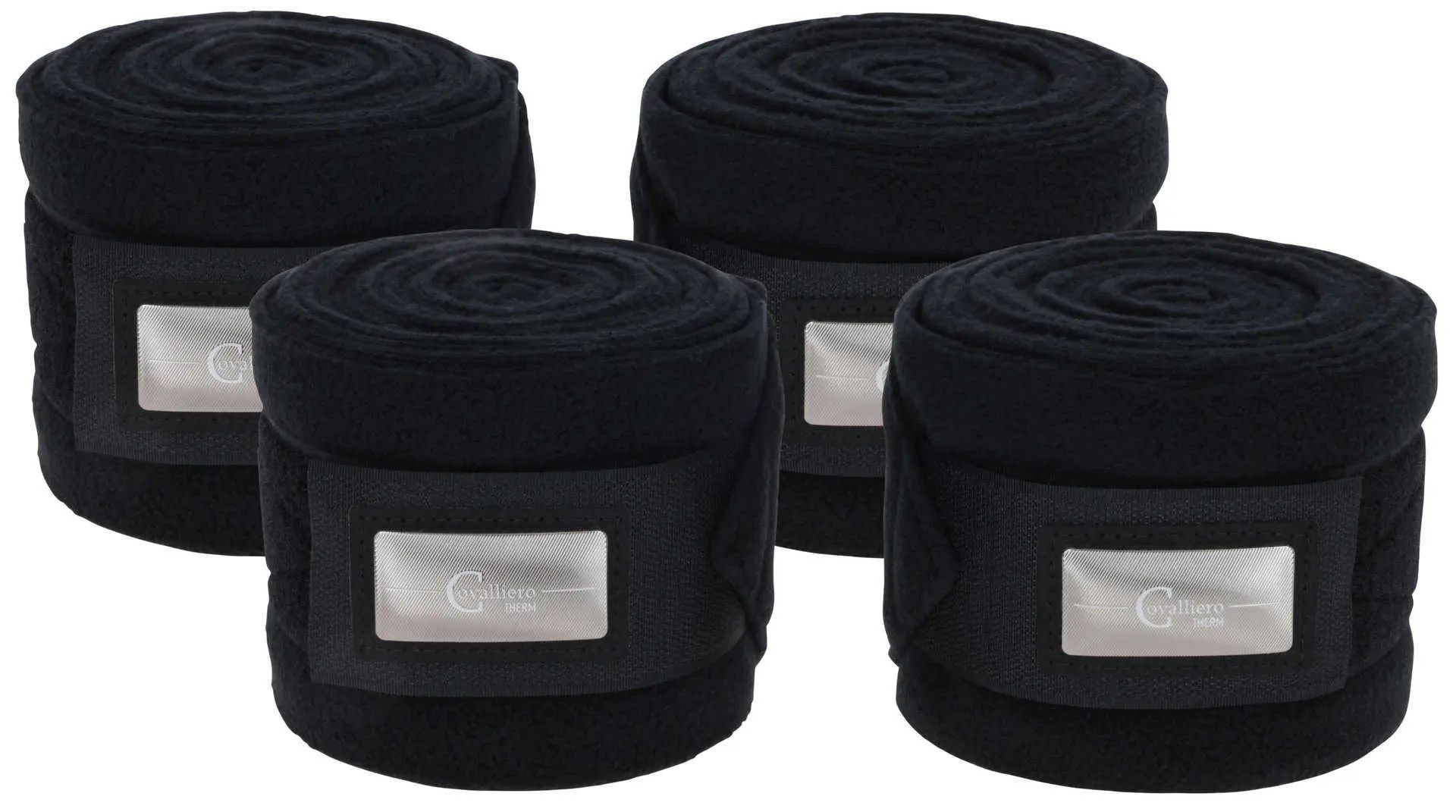 Covalliero Fleecebandagen CovallieroTherm schwarz (4 Stück)