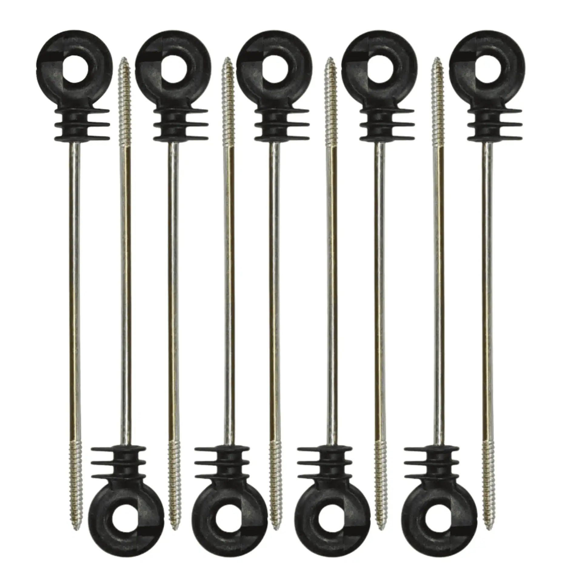 10x Agrarzone Isolatore ad anello con gambo lungo 22 cm