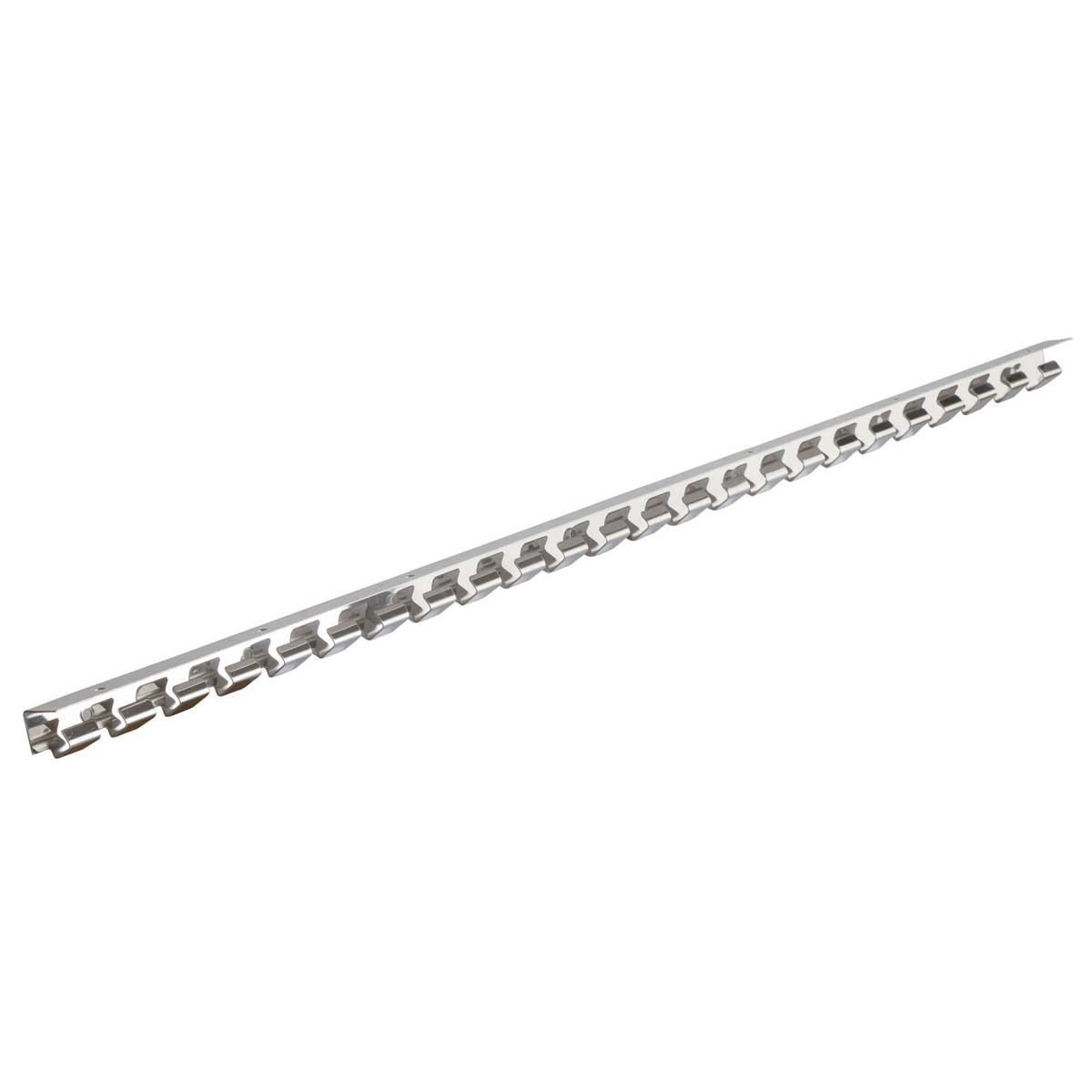 Striscia di ganci in acciaio per tende a strisce in PVC 150 cm