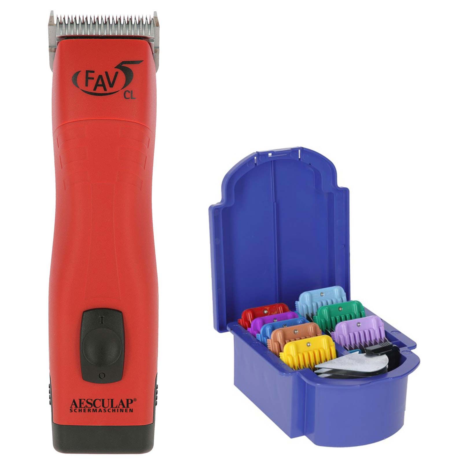 Jeu de tondeuse à batterie Aesculap FAV5 CL avec peigne amovible