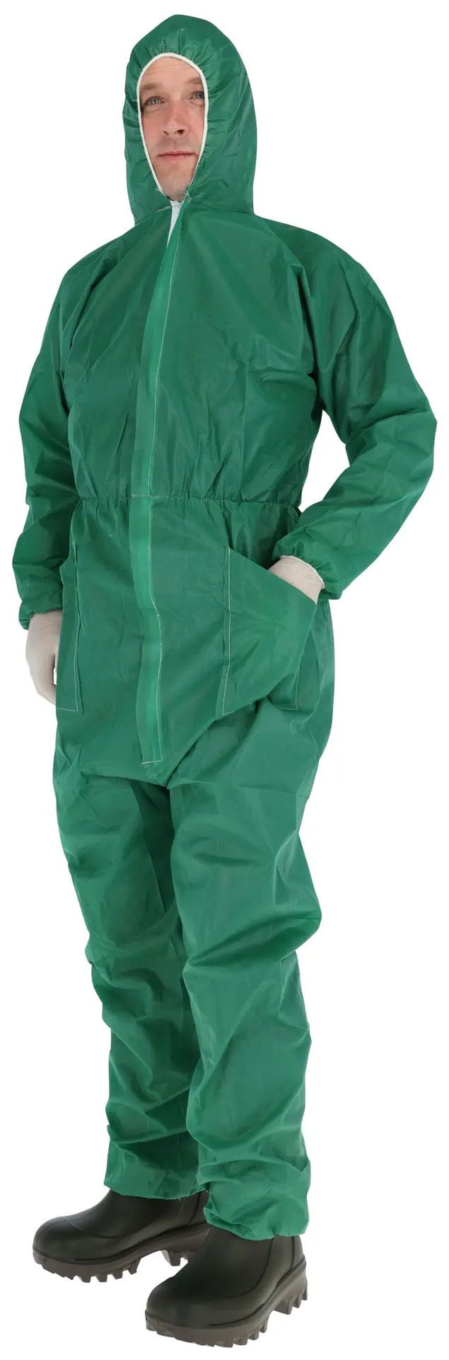 Combinaison jetable PP verte