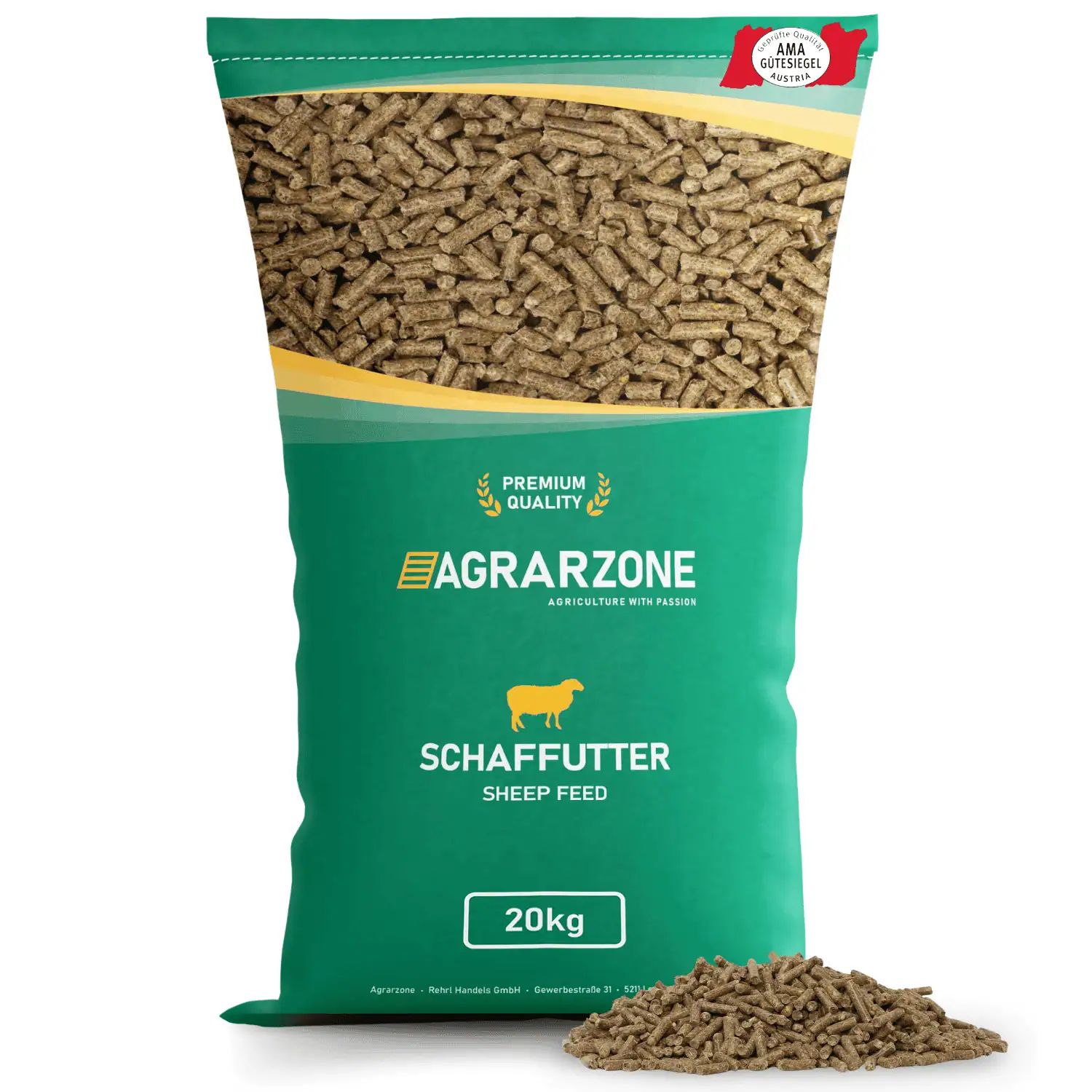 Nourriture en granulés Agrarzone pour moutons 20 kg