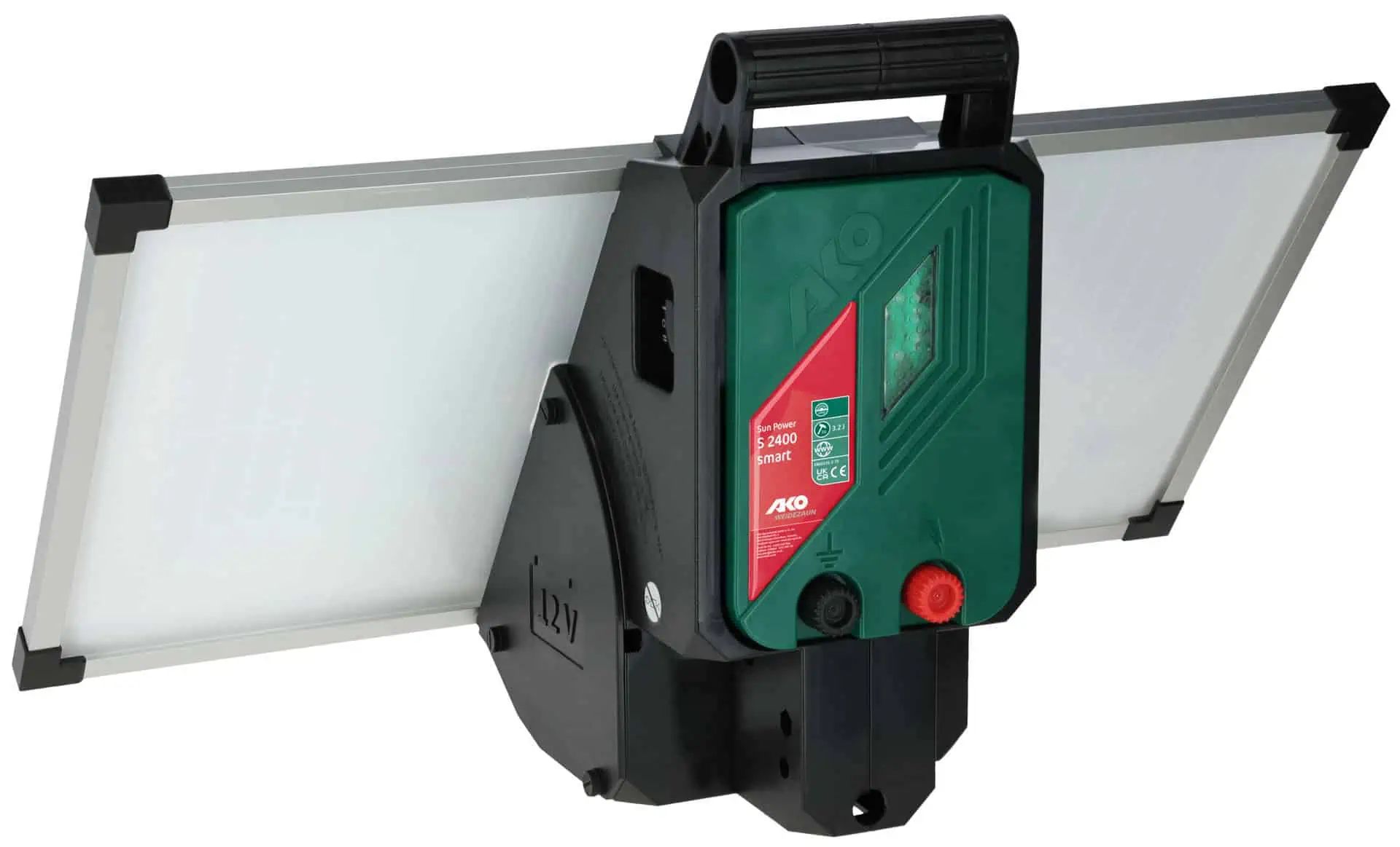 Elettrificatore con pannello solare Ako SunPower S2400 Smart 12V, 3,2 Joule