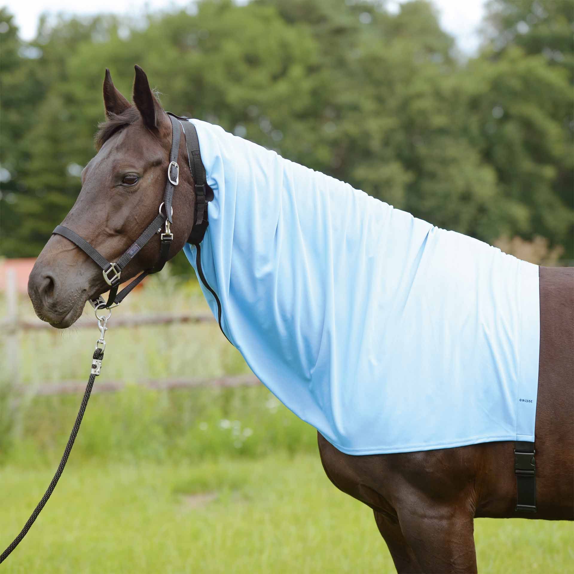 BUSSE Copricollo anti-eczema EXTENSIVE ZIP XS azzurro