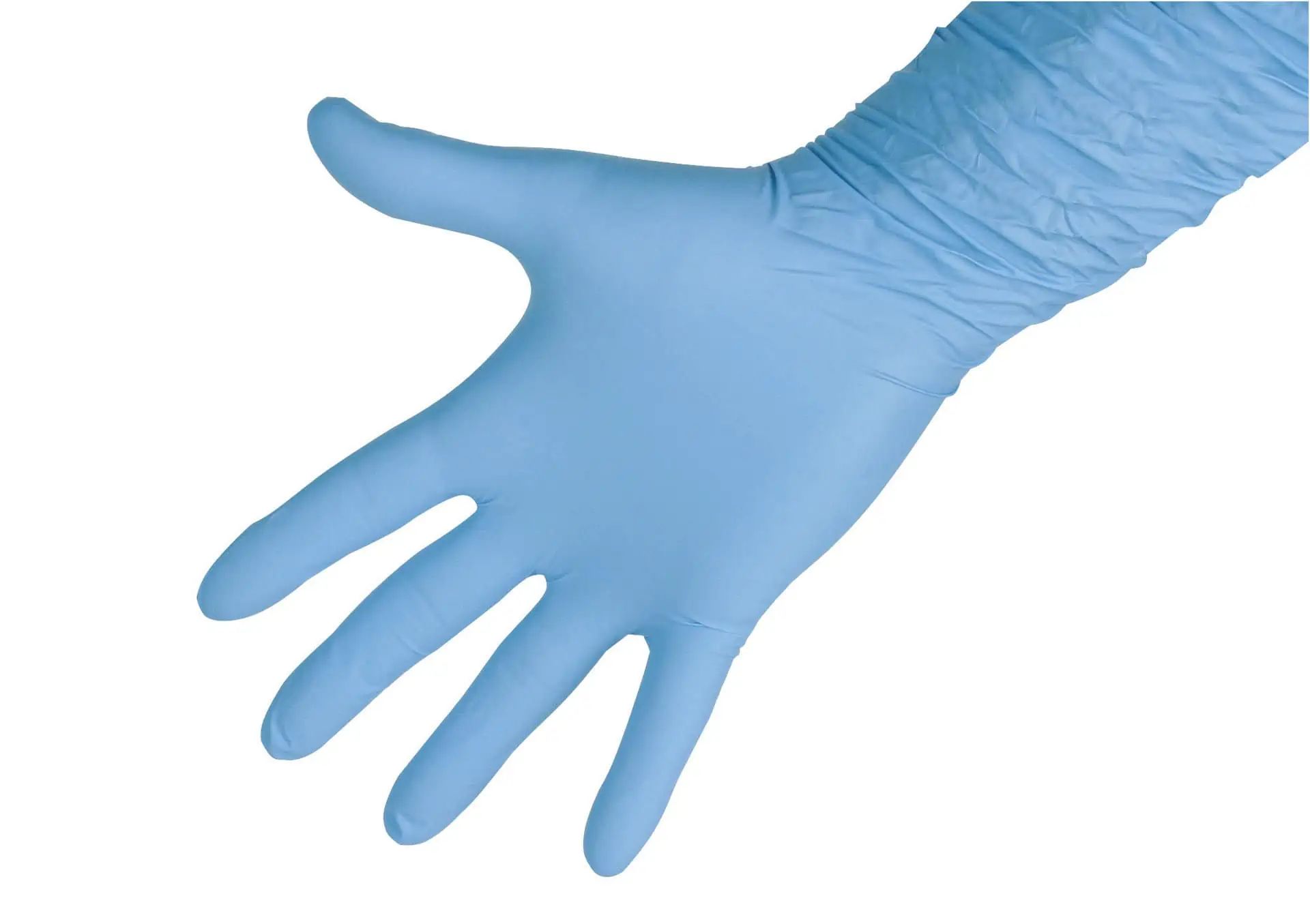 Einmalhandschuhe Nitril PremiumPlus ungepudert, blau (50 Stück)