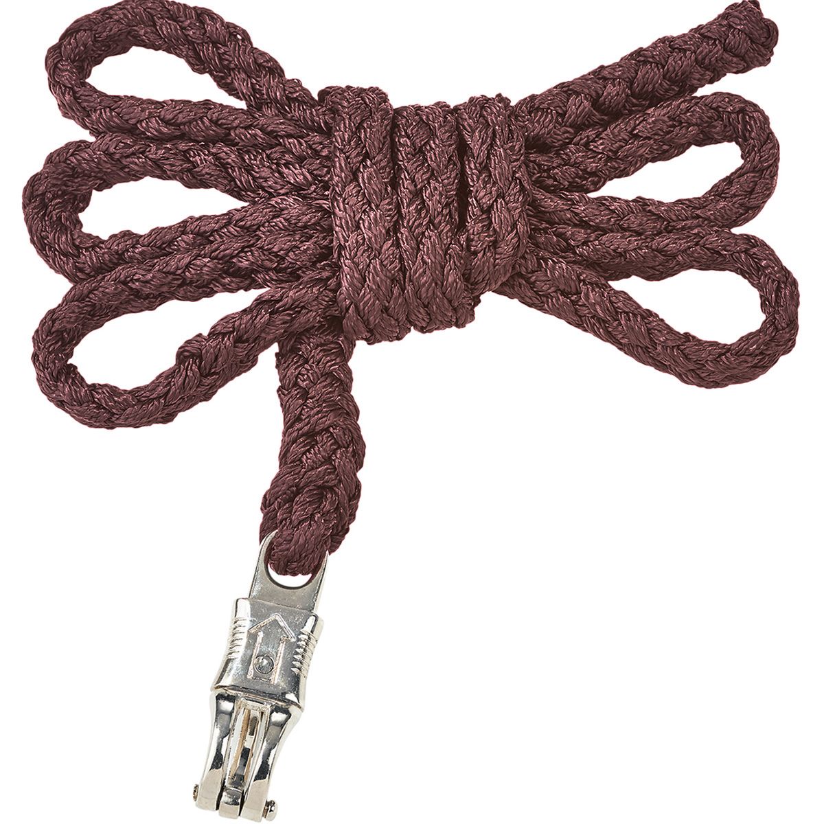 BUSSE Corde d'attache uni marron Crochet de panique