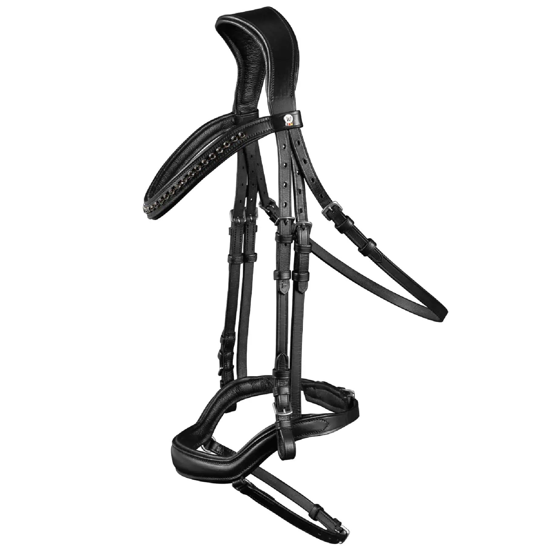 Waldhausen Trensenzaum X-Line New Shape II, schwarz, COB