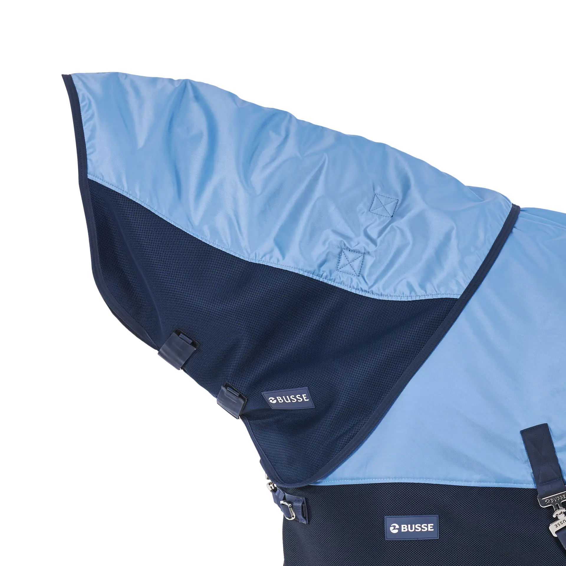 BUSSE Copricollo 3D AIR RAIN M Ice Blue/blu navy