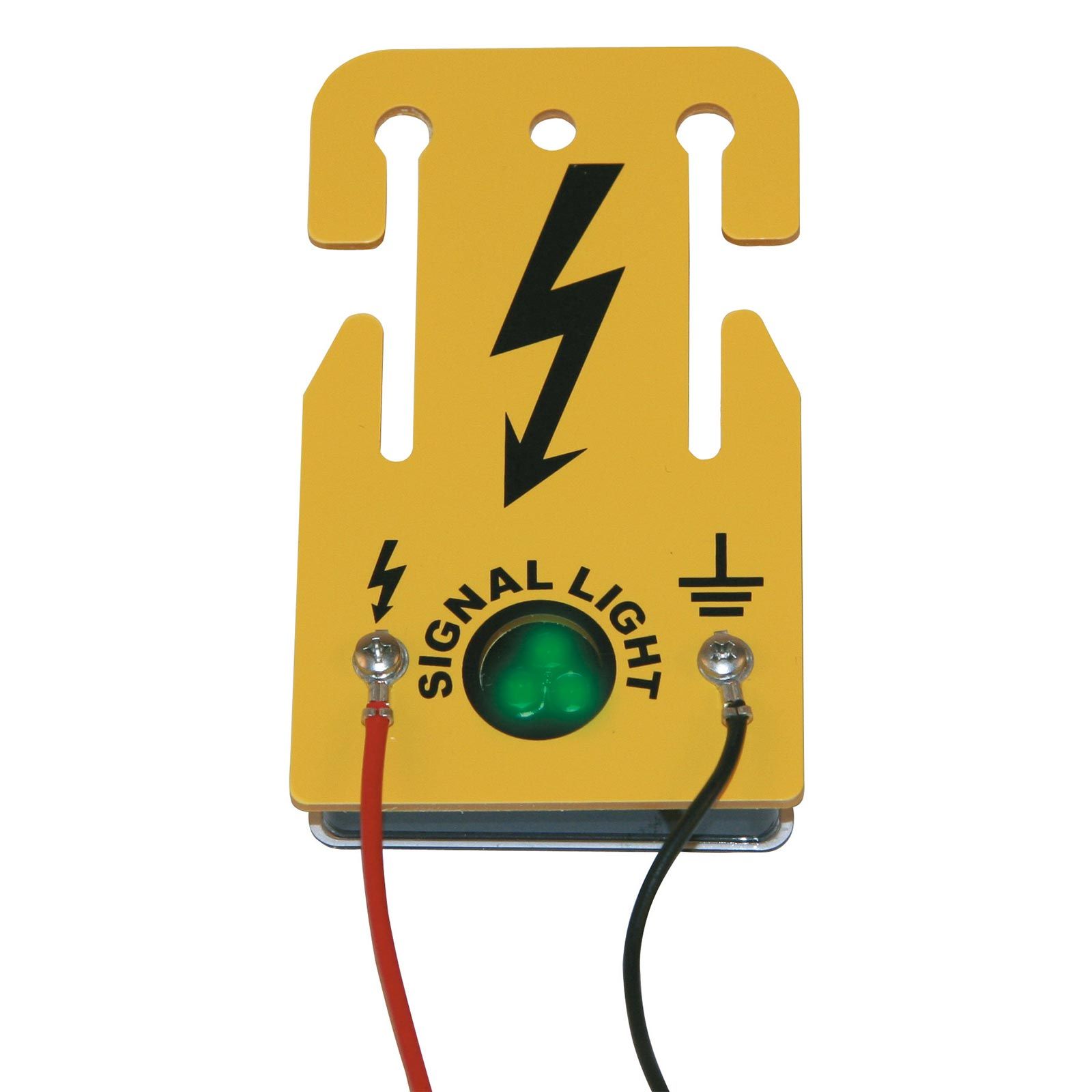 Semnal luminos pentru gardul electric