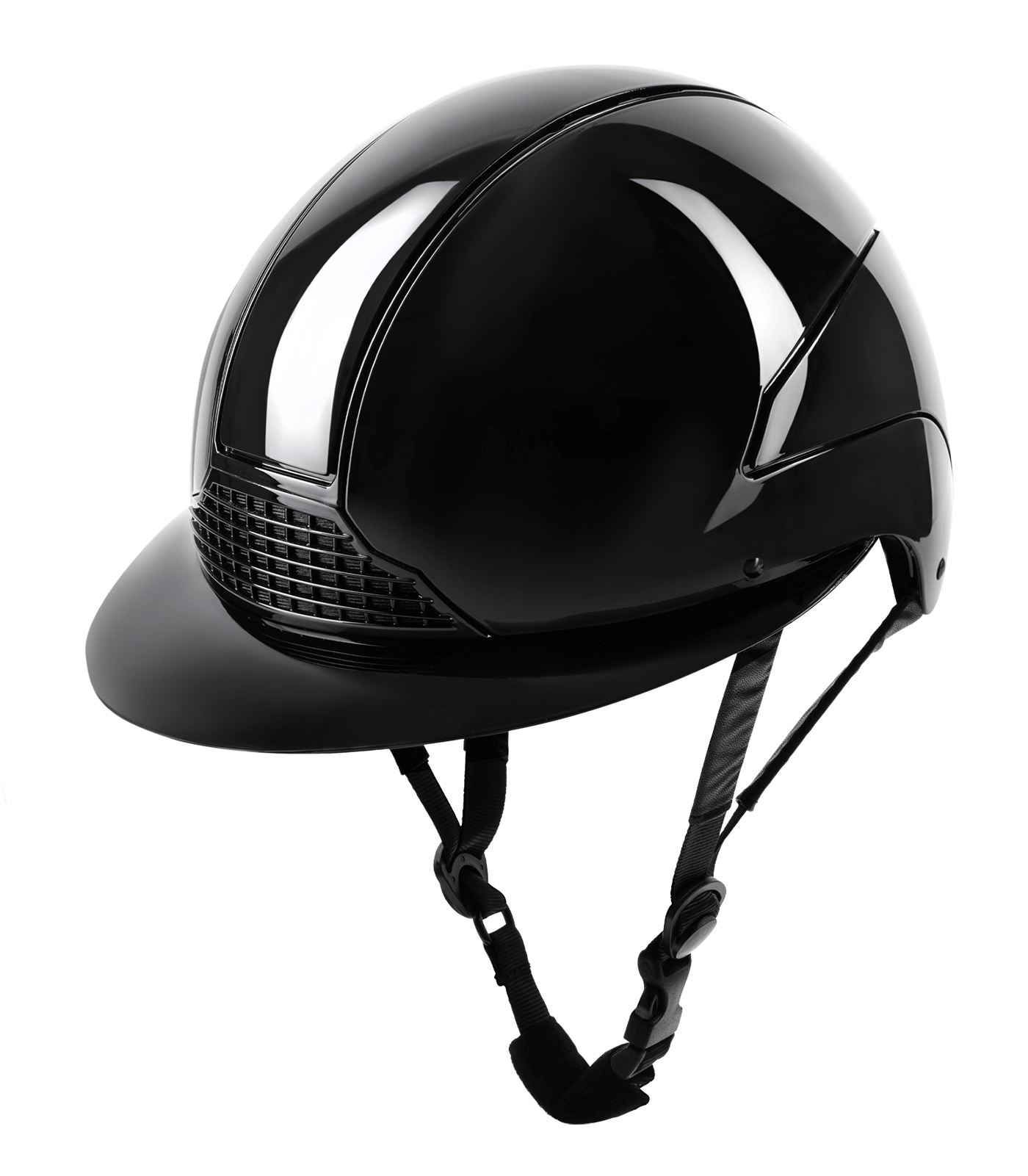 SWING Casque d'équitation H24 Lady shine, noir mat, 51-55 cm