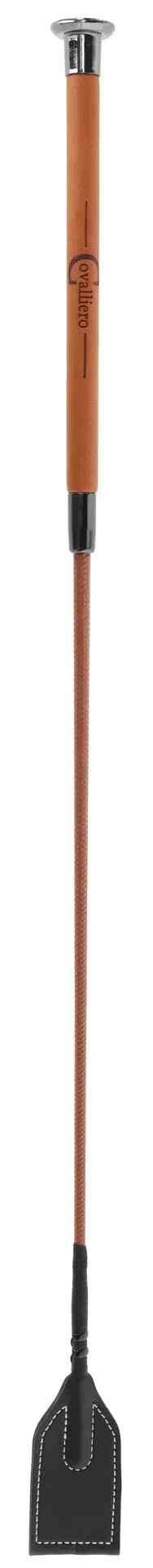 Cravache de saut Covalliero, 65 cm, cognac