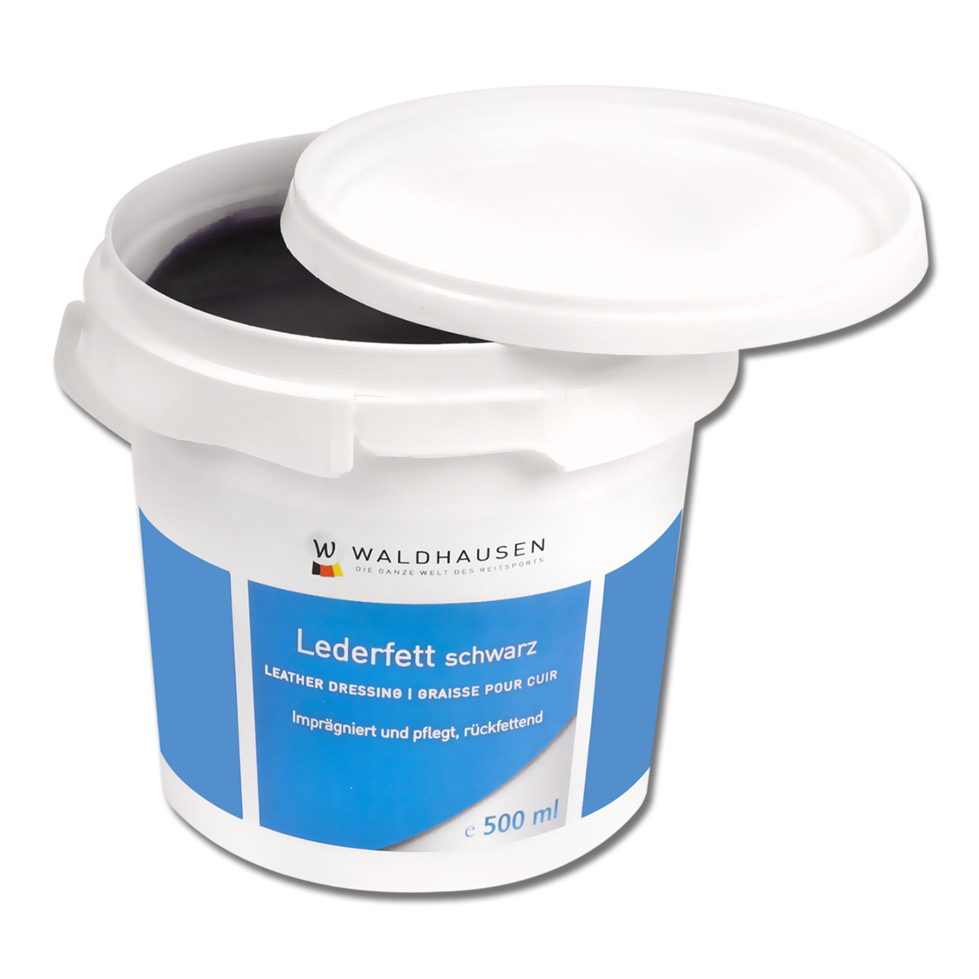 Waldhausen Lederfett, schwarz 500 ml