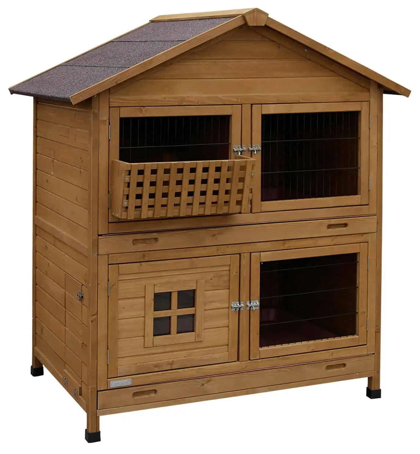 Kerbl Nagerstall Südtirol mit Heuraufe 125 x 87 x 142 cm