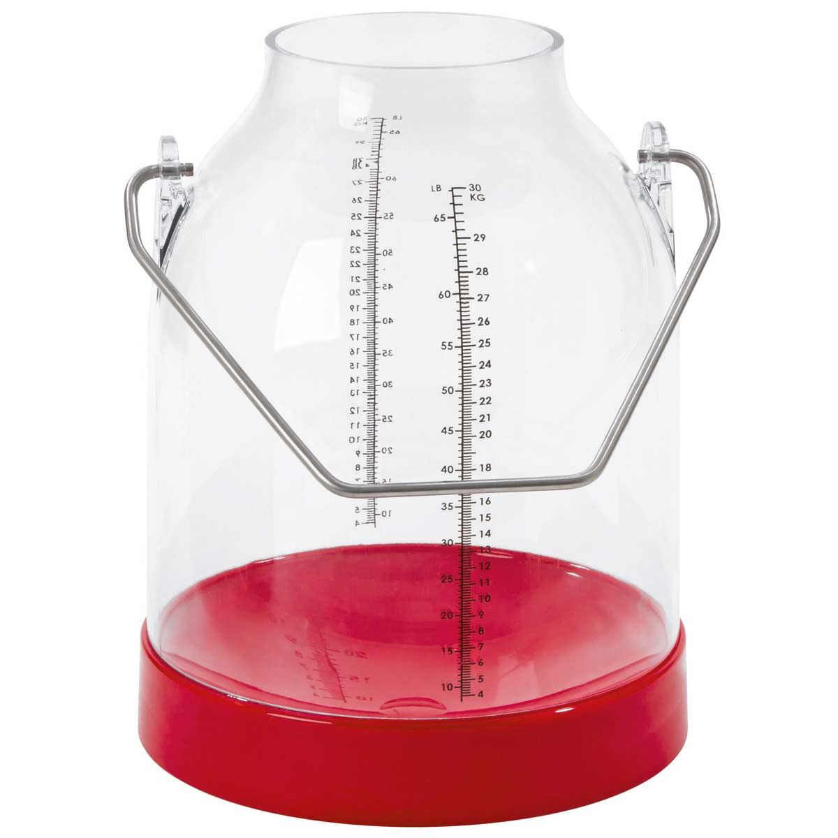 Secchio per mungitura in plastica da 30 litri con staffa 143 mm