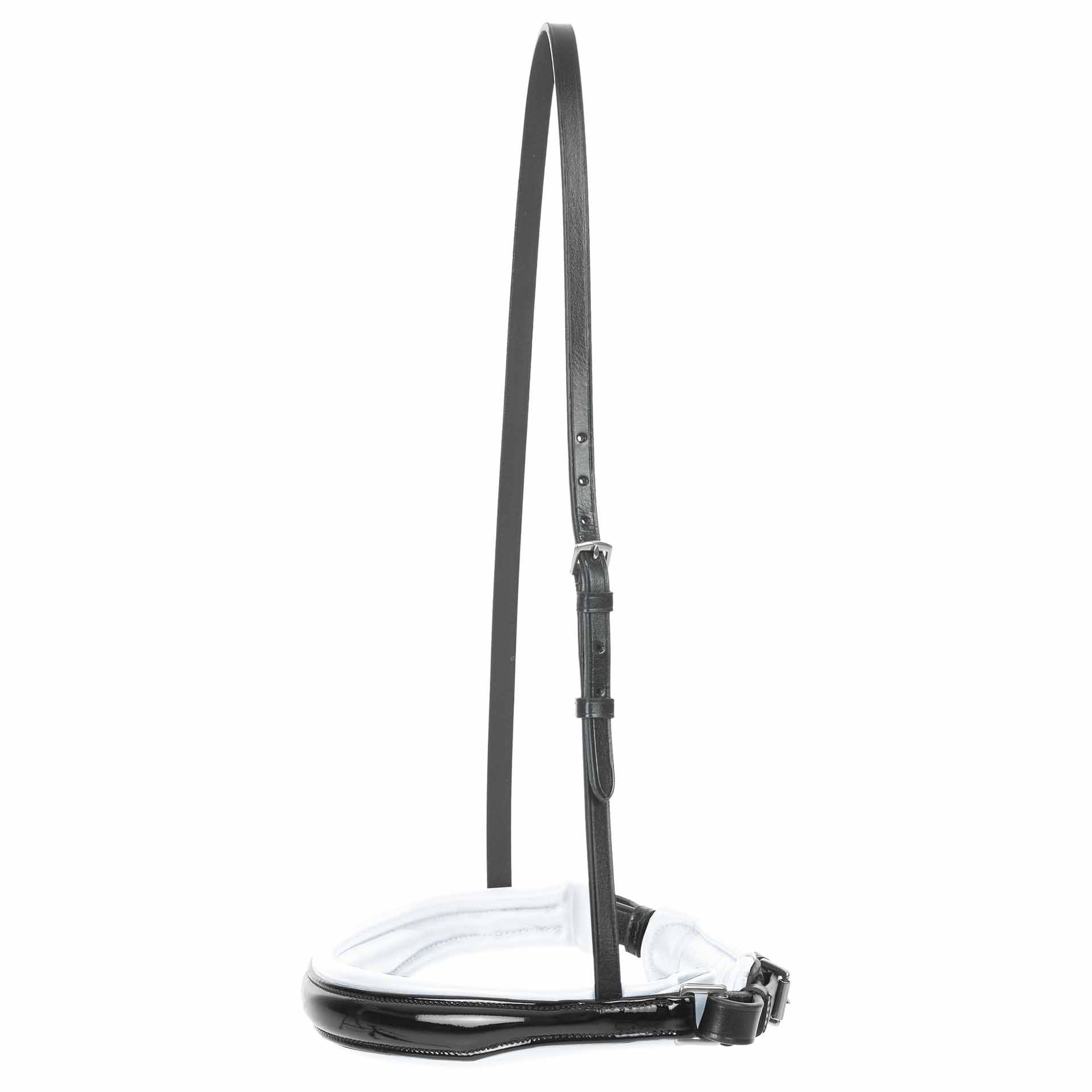BUSSE Caveson COMFORT-KANDARE II, lakkbőr BUSSE Caveson COMFORT-KANDARE II, lakkbőr COB fekete és fehér