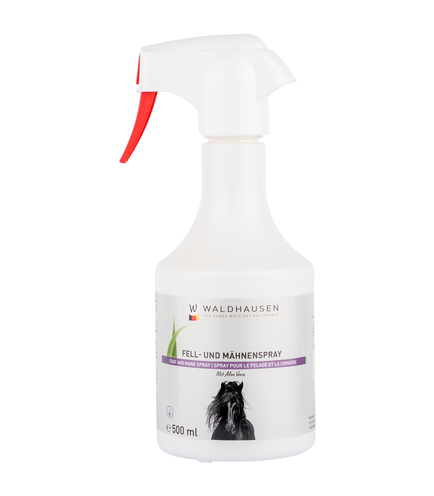 Spray coda e criniera con aloe vera, 500 ml