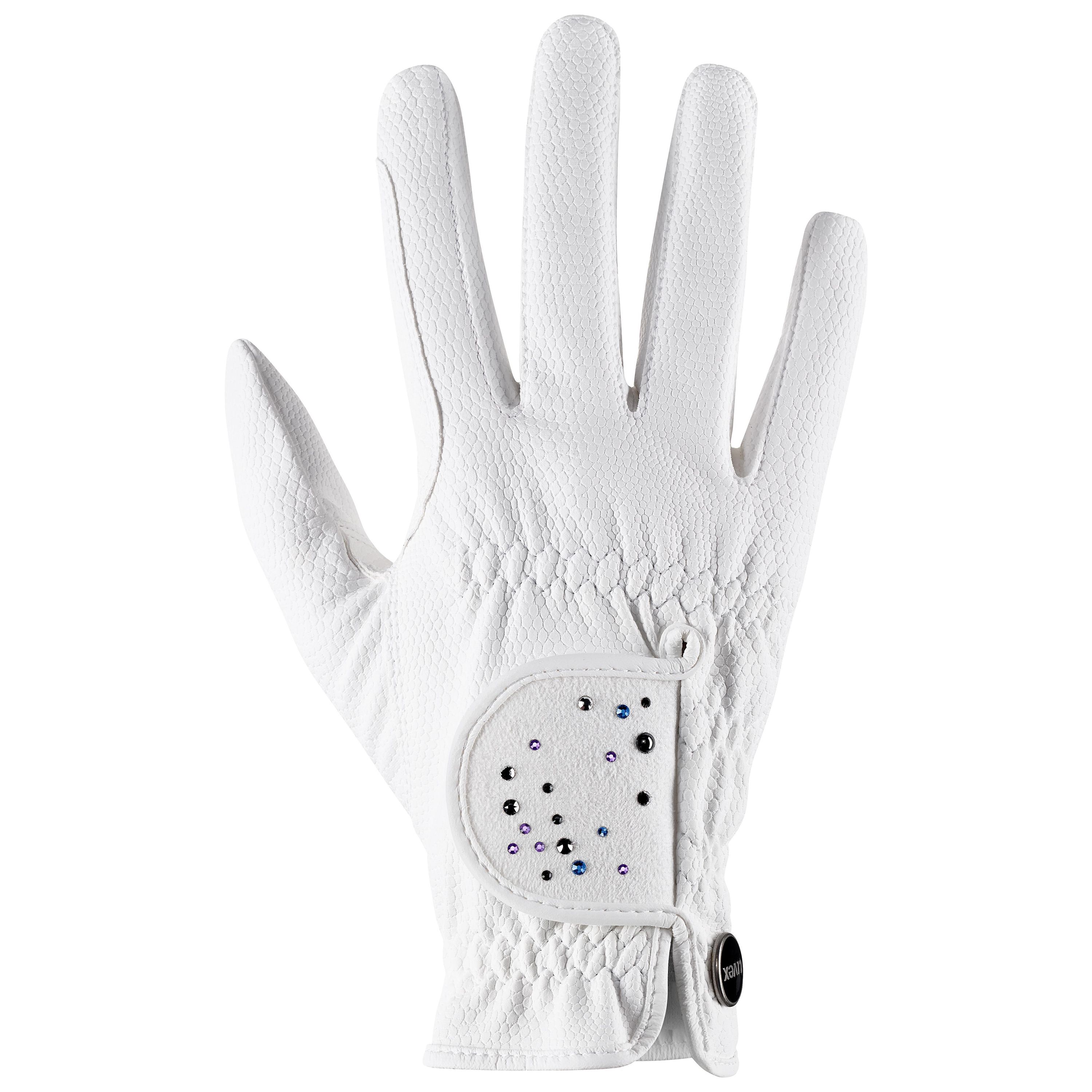Mănuși de călărie uvex sportstyle alb diamant 7