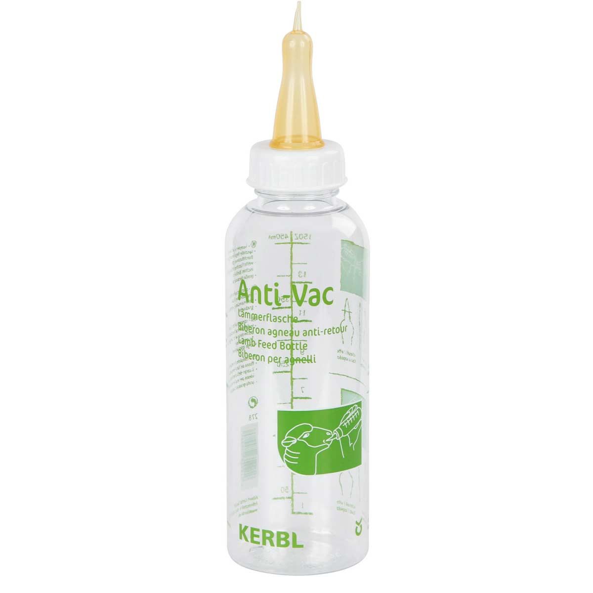Biberon per agnelli Anti-Vac 450 ml