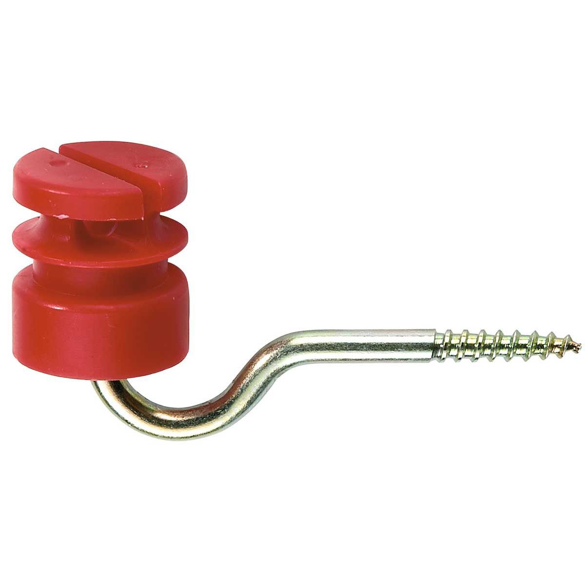 100x Schlitzisolator Stütze 5,3 mm rot