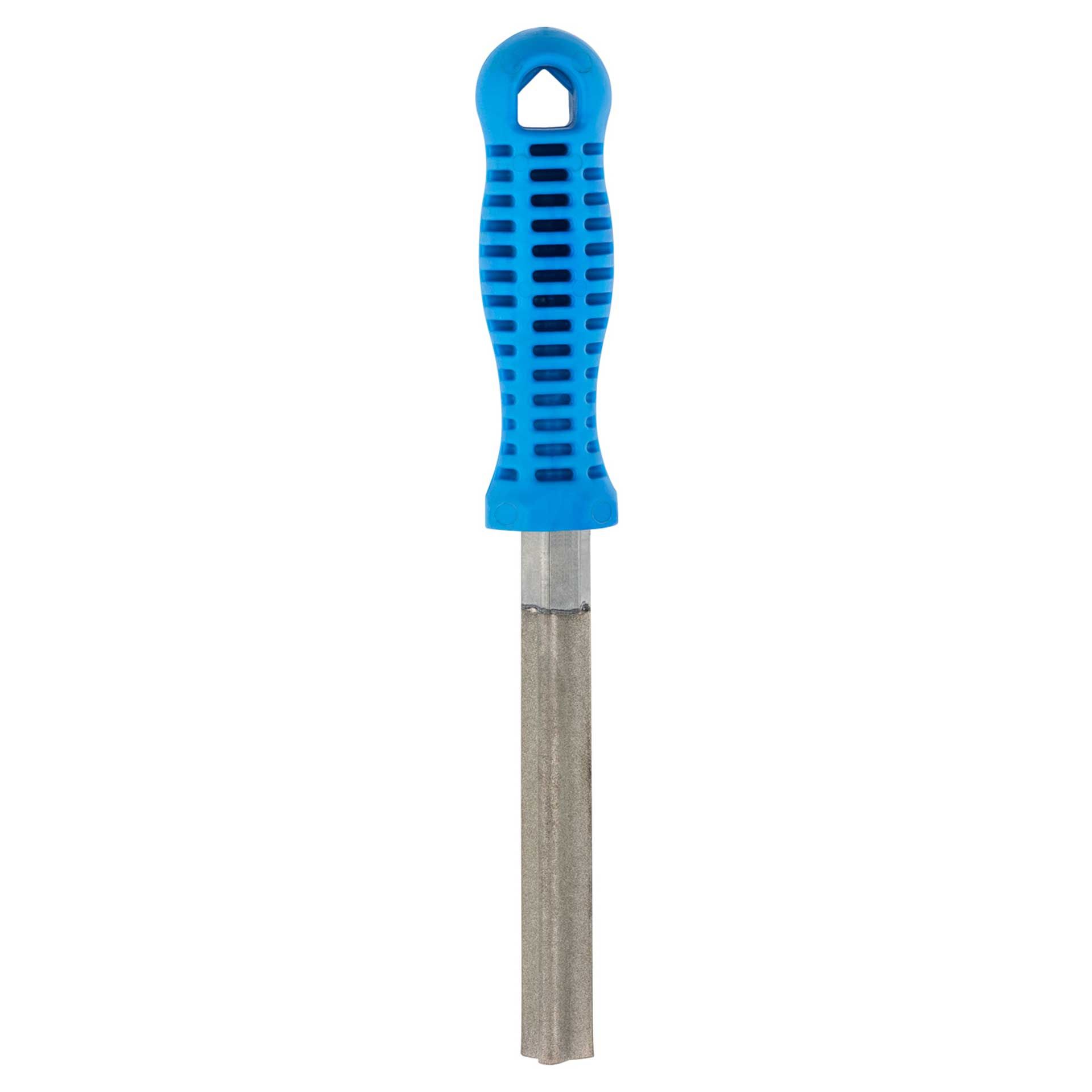 Gezackter Diamant Schärfstahl mit Griff