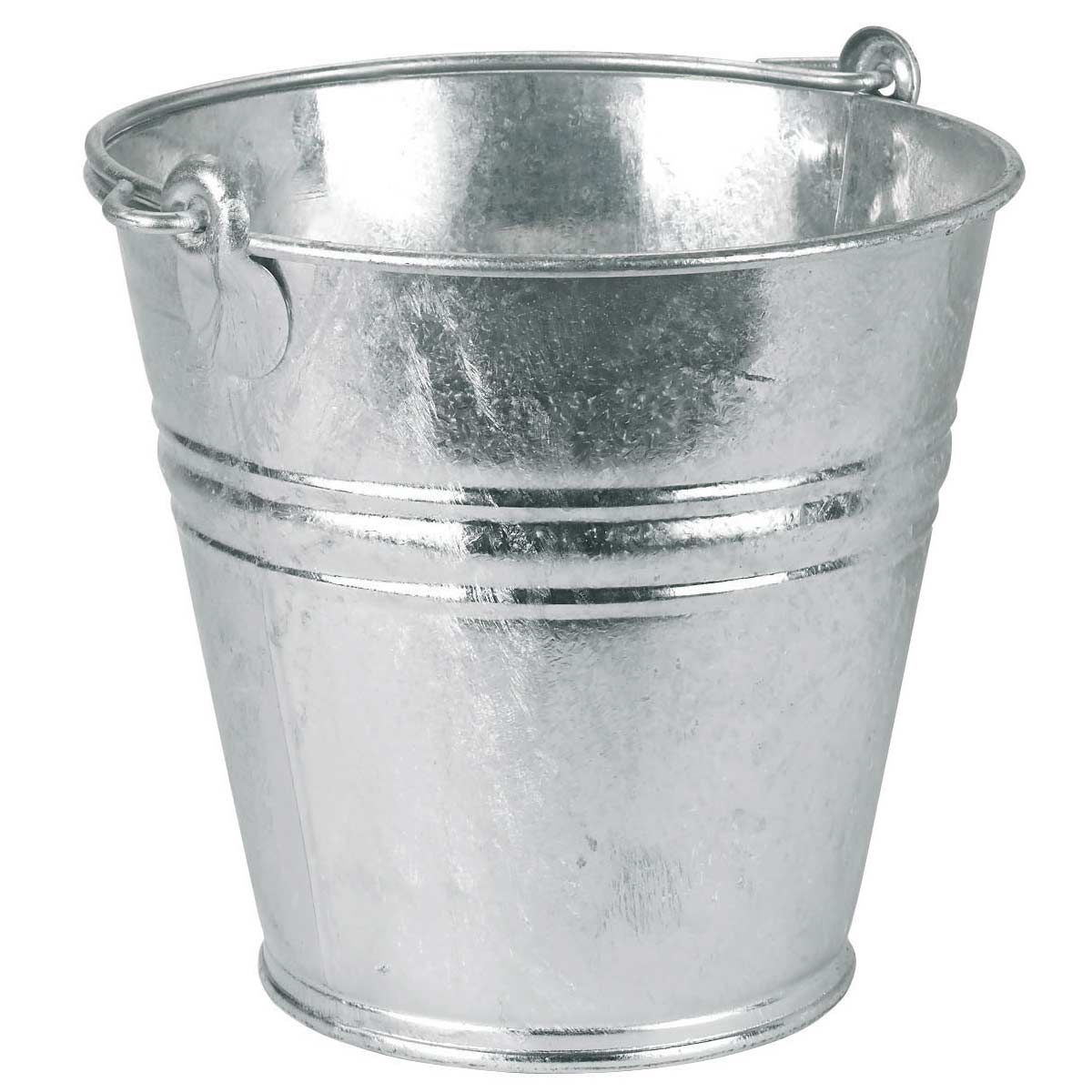Secchio per acqua in metallo zincato