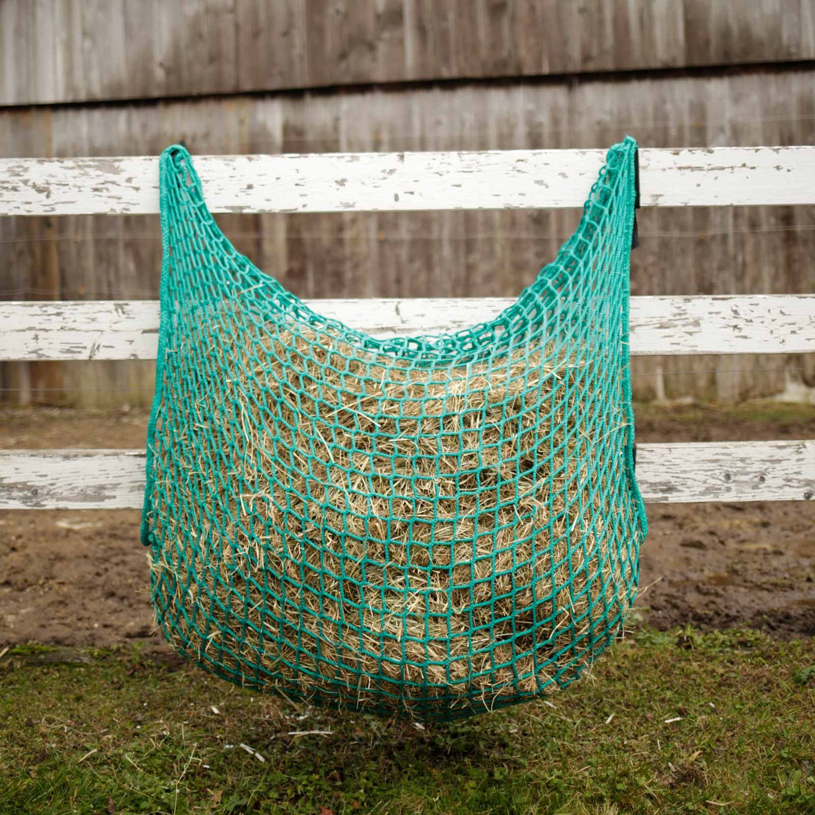Hay net FlexiStrong horse, green 90 x 90 cm