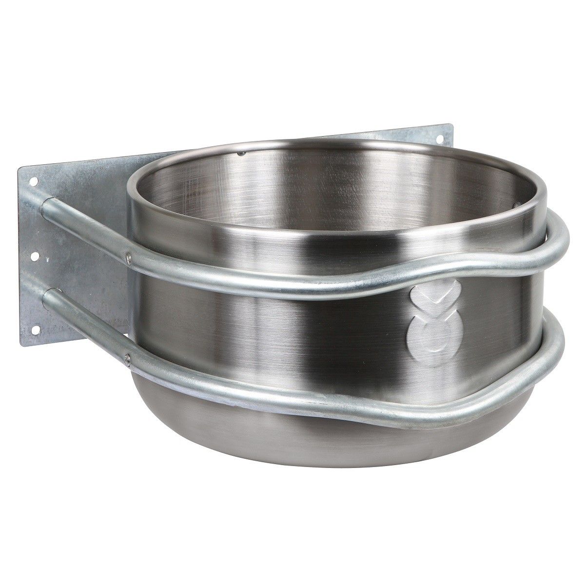Kerbl Abreuvoir en acier inoxydable rond de 18 Lt.