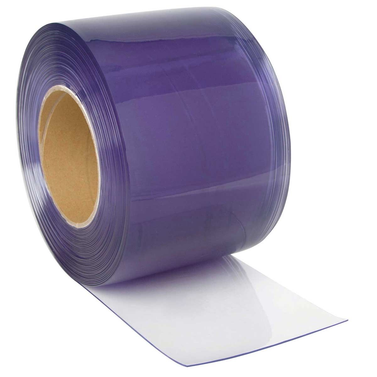 Tenda in PVC trasparente in rotolo 25 m x 20 cm x 2 mm