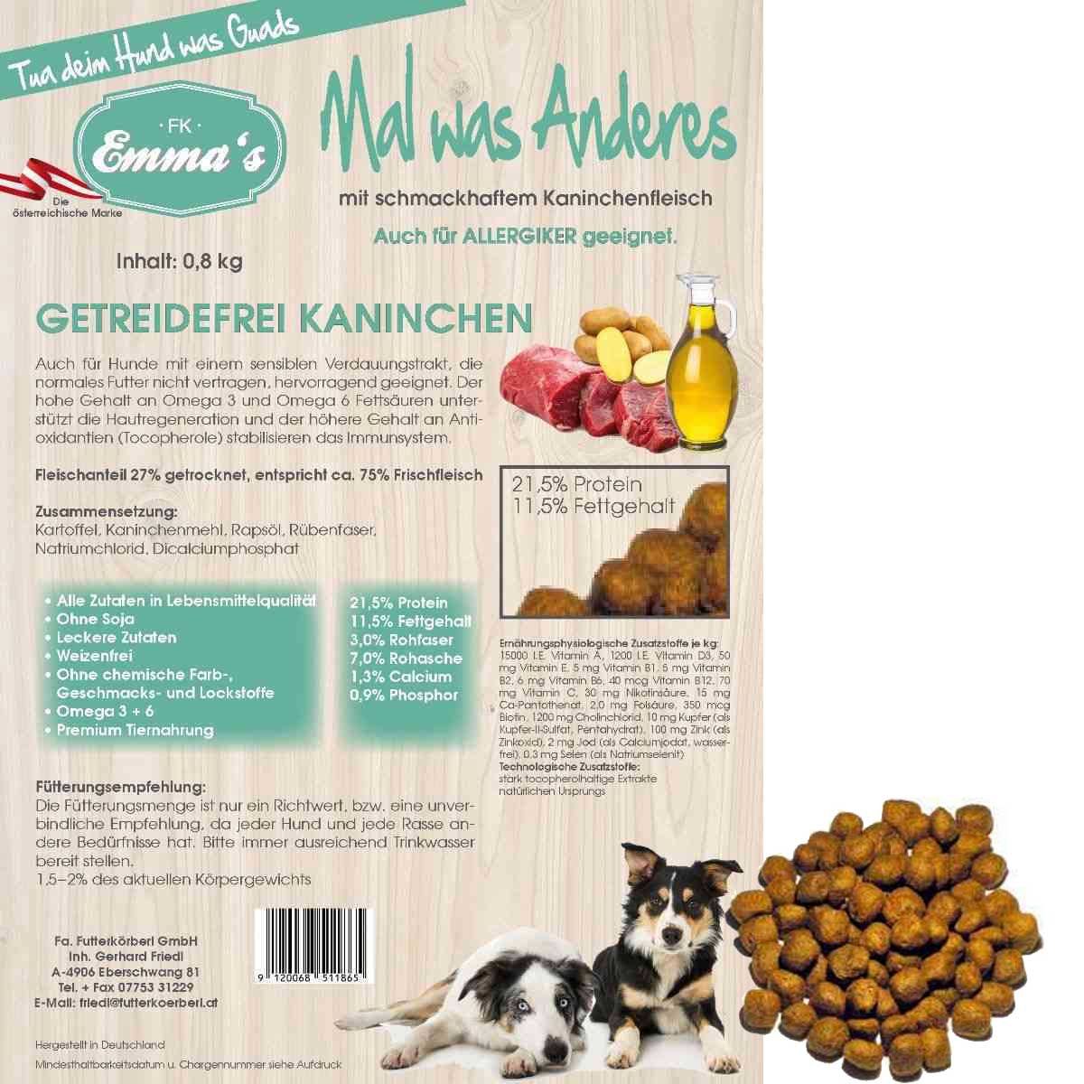Emmas Nourriture pour chiens Nourriture sèche pour rennes 12,5 kg
