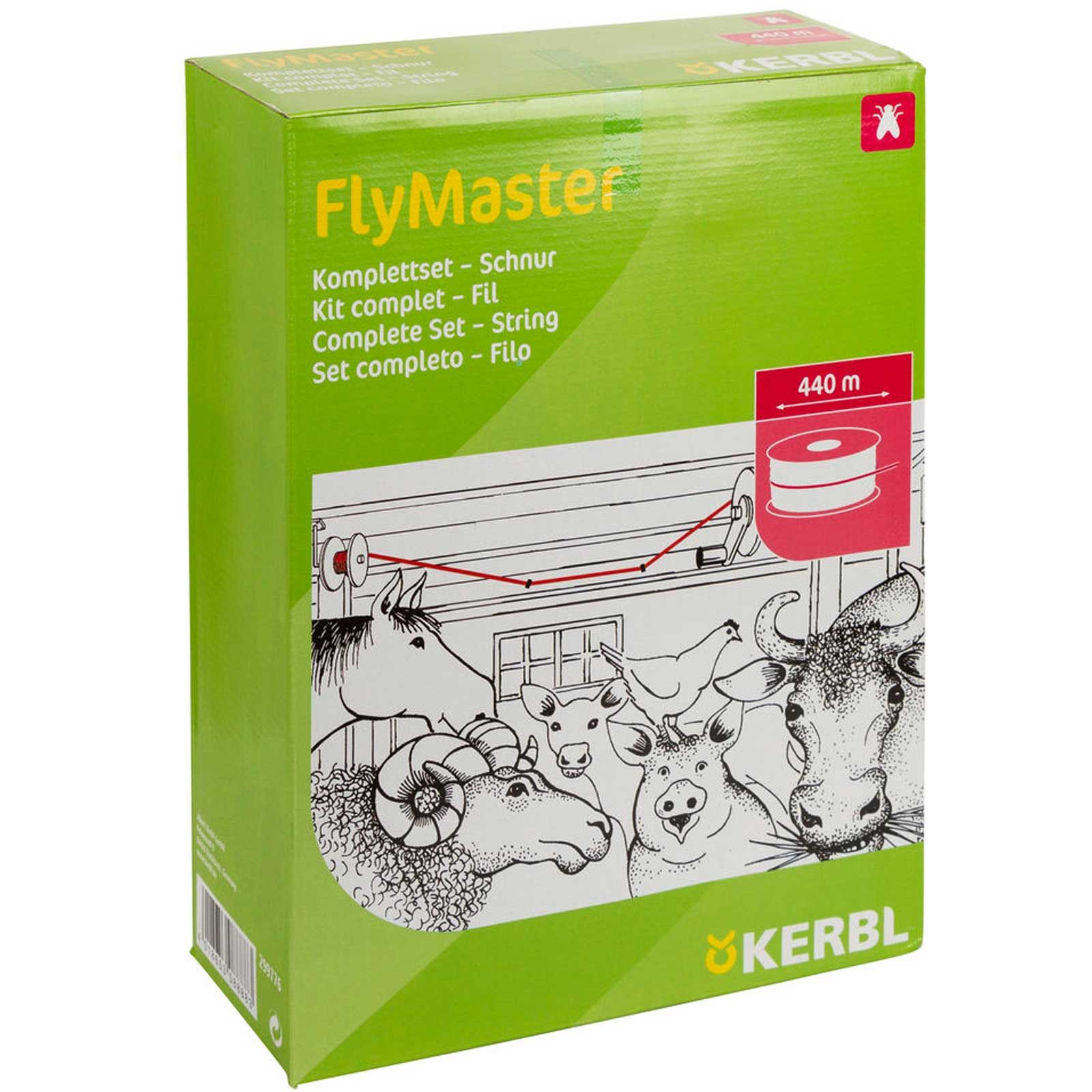 Antimosche da stalla FlyMaster a filo 440 m set completo