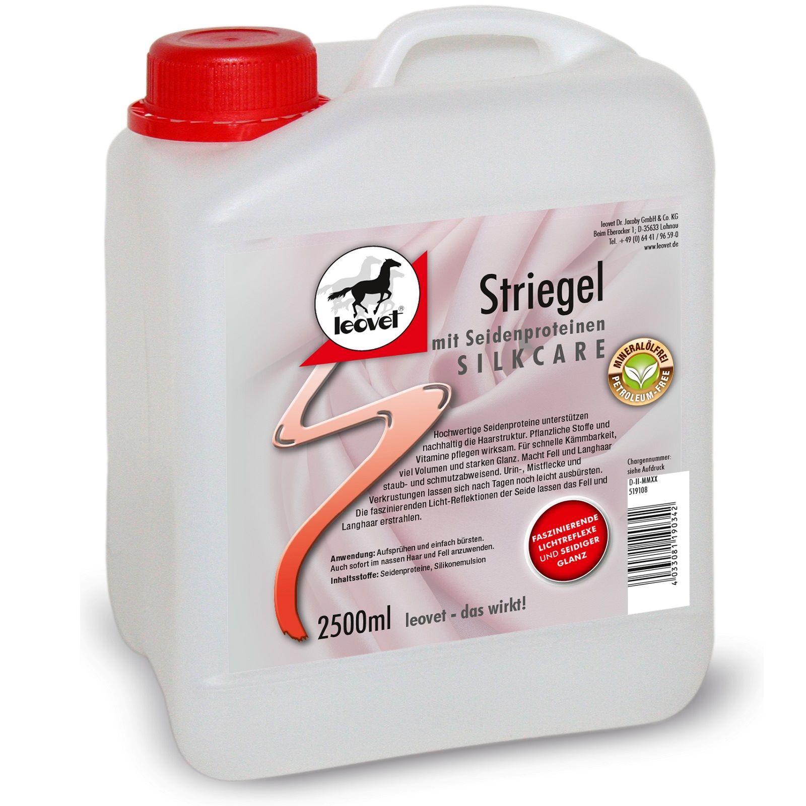 Leovet Silkcare Spray lucidante per mantello 2,5 L