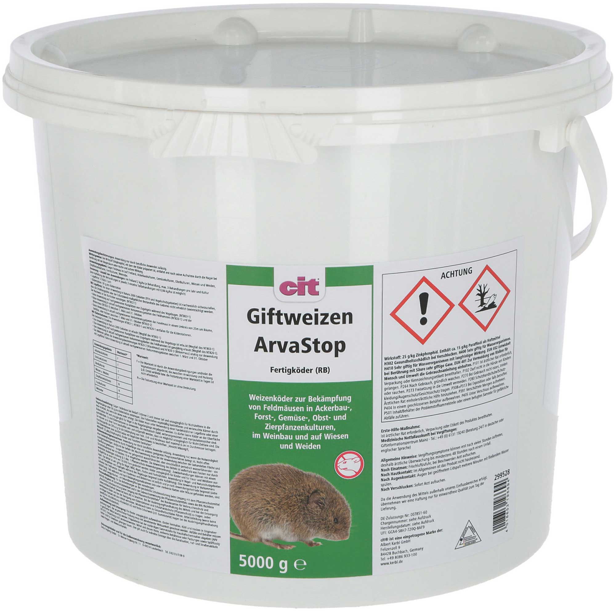 CIT Mäuse Giftweizen ArvaStop 5 kg