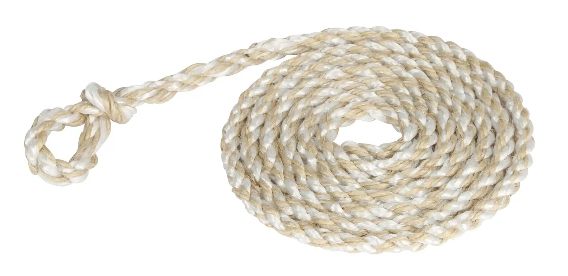 Livestock transport rope with small loop, jute PP (5 pcs)
