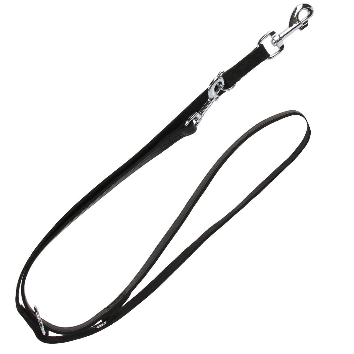 rondo training leash riveted brown, 22 mm, 240 cm black 240 cm