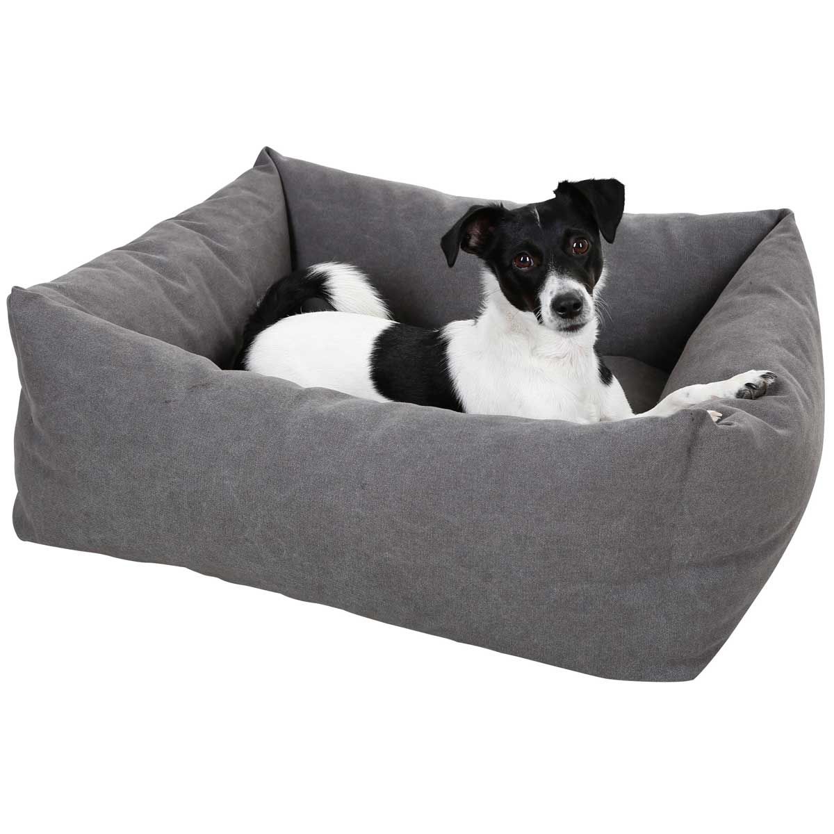 Kerbl Letto a molle Lucca grigio 60 x 70 cm