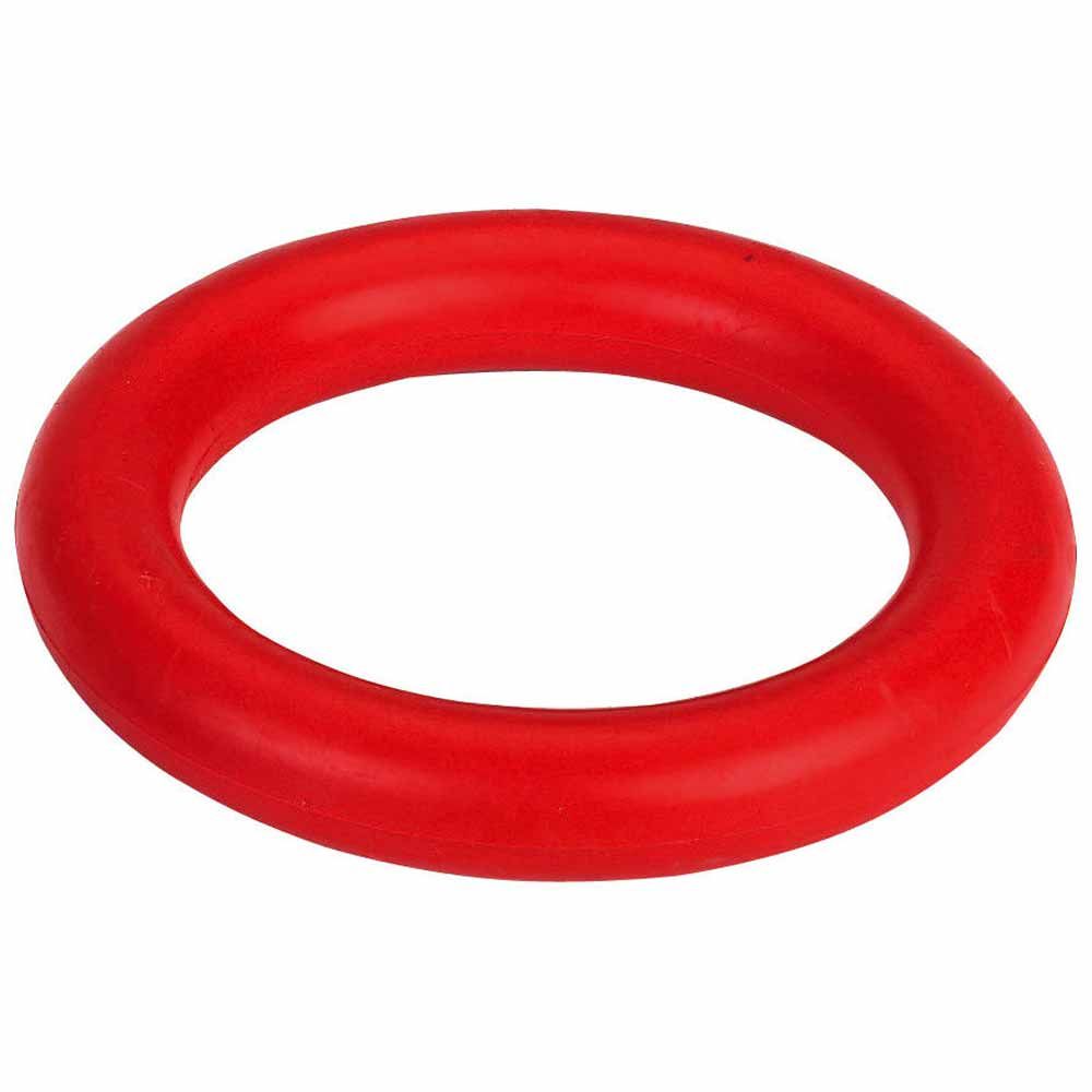 Anello giocattolo per cani in gomma piena 9 cm