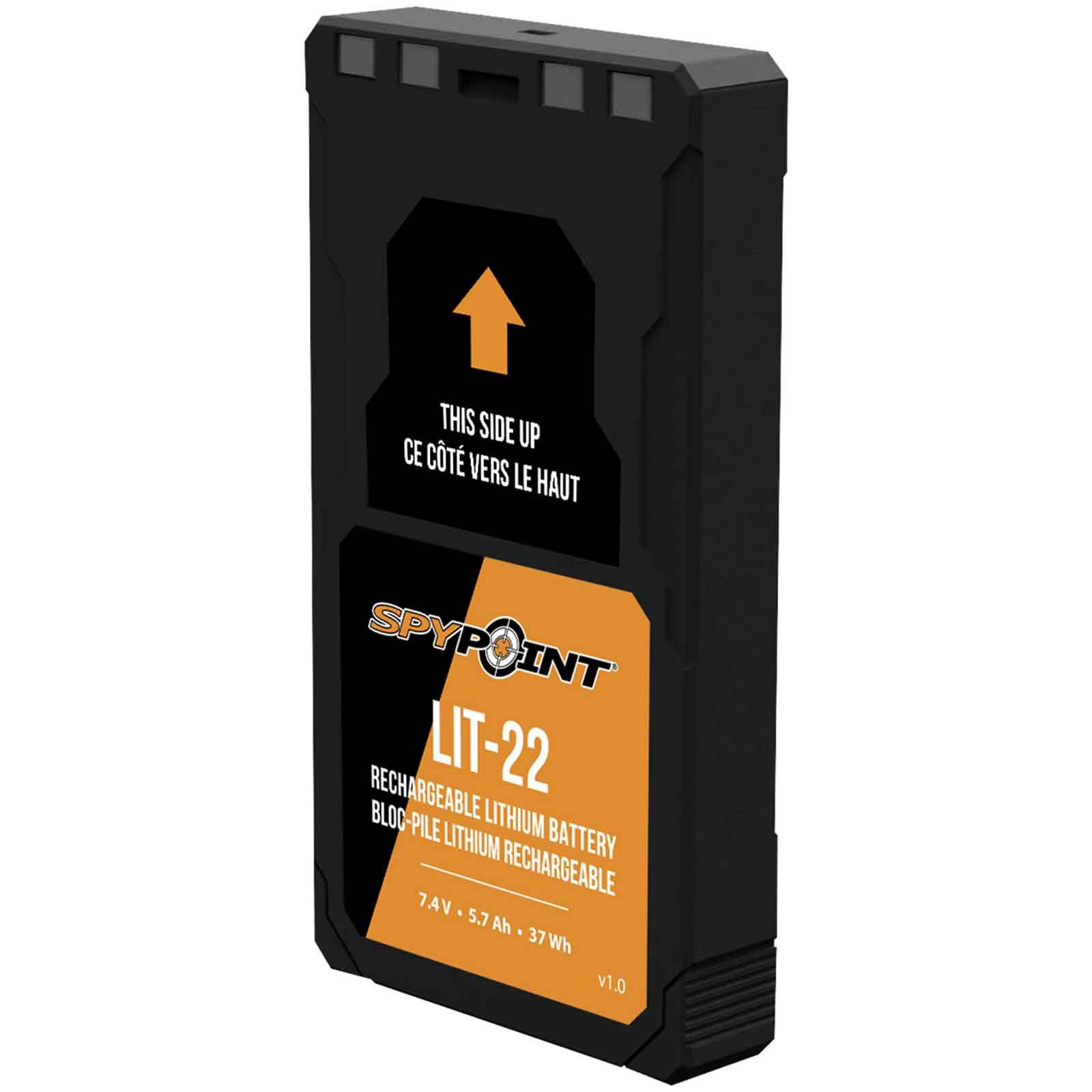 Batterie de lithium spypoint allumé-22