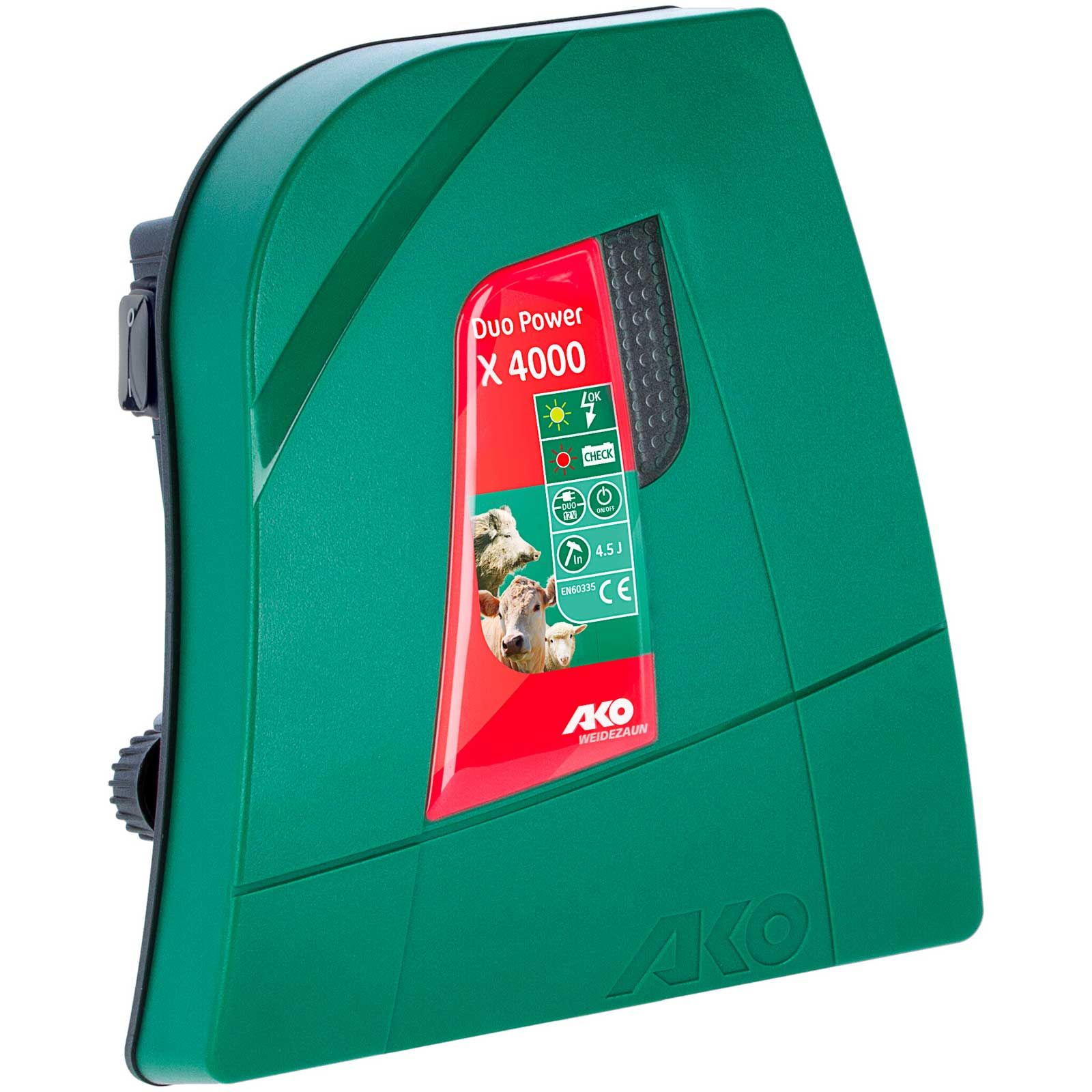 Elettrificatore AKO Duo Power X 4000 DUO 12V / 230V, 4,5 Joule