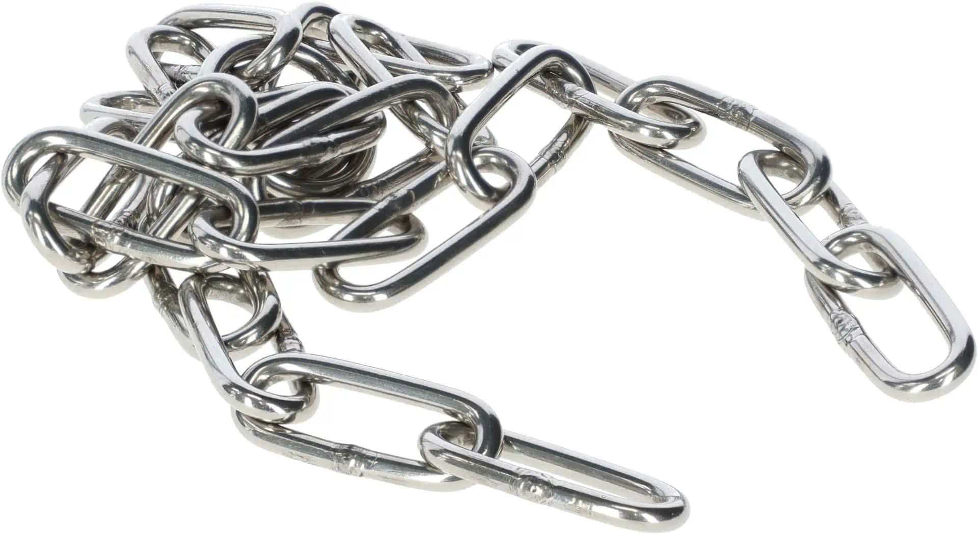 Kette allein 4 mm x 75 cm mit Ring für Ferkelspielzeug, Edelstahl