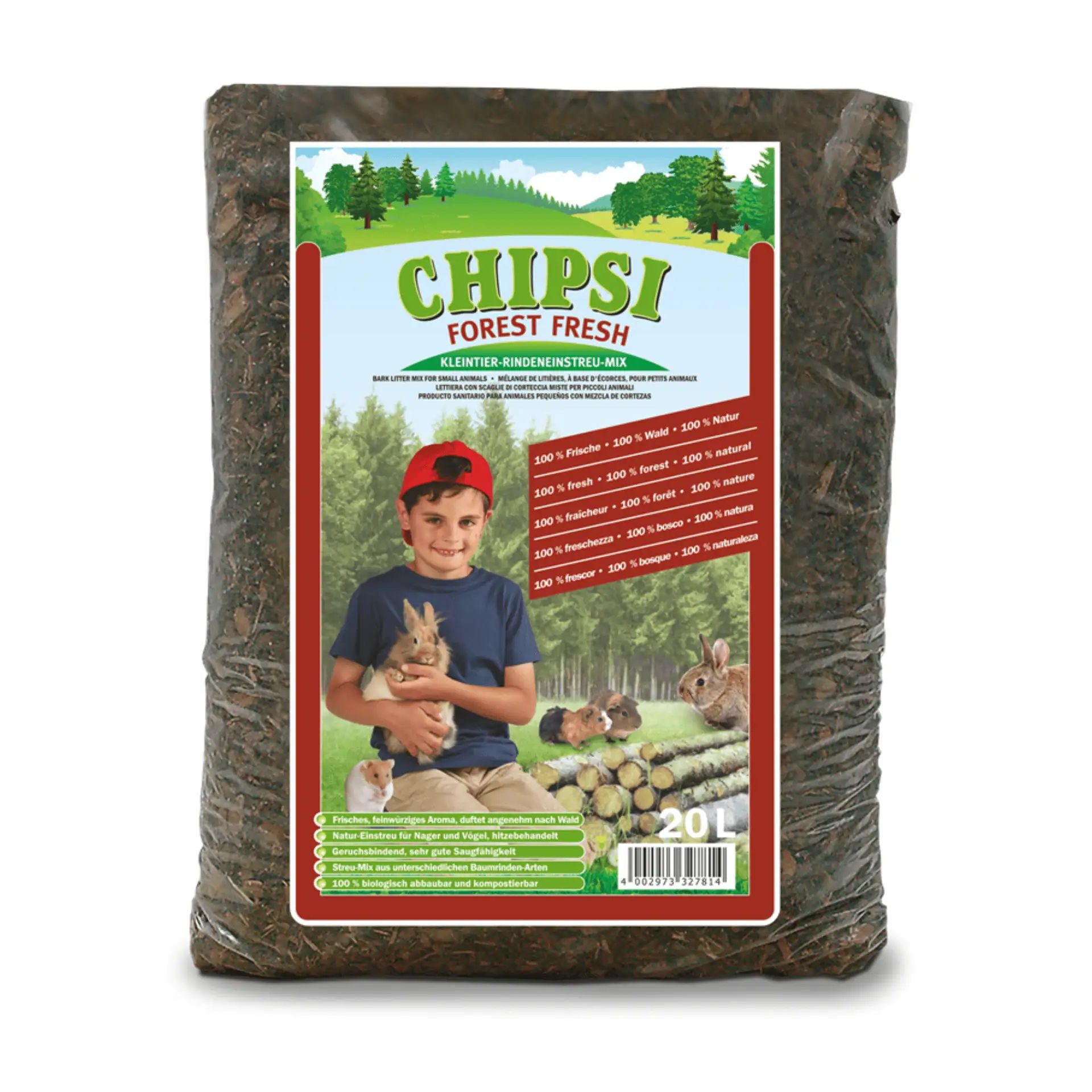 Litière d'écorce Chipsi 20 L