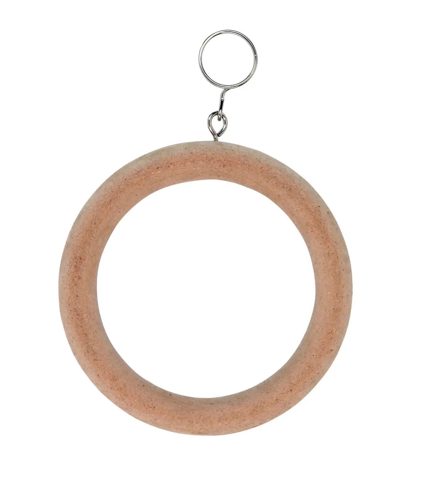 Balançoire ronde en bois pour oiseaux 10 cm