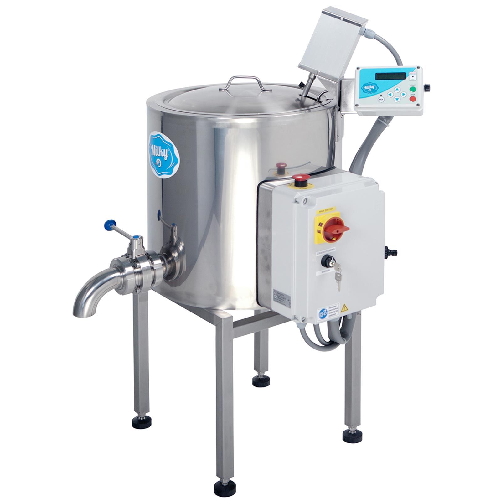 Milky Pastorizzatore FJ 50 PF con miscelatore