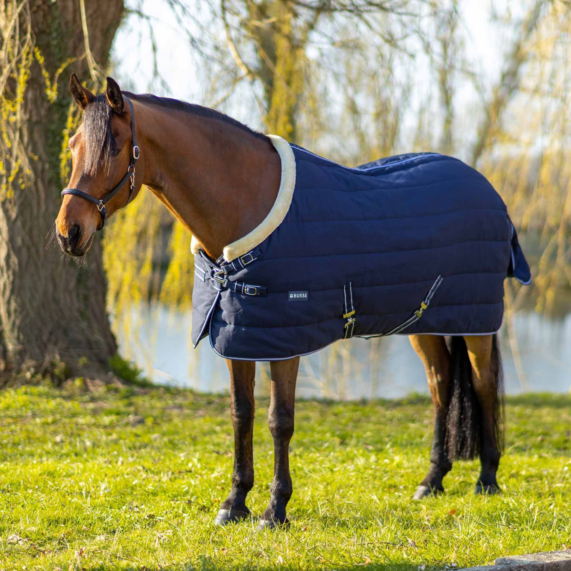 BUSSE Coperta per interno POLARIS 200 125 blu navy