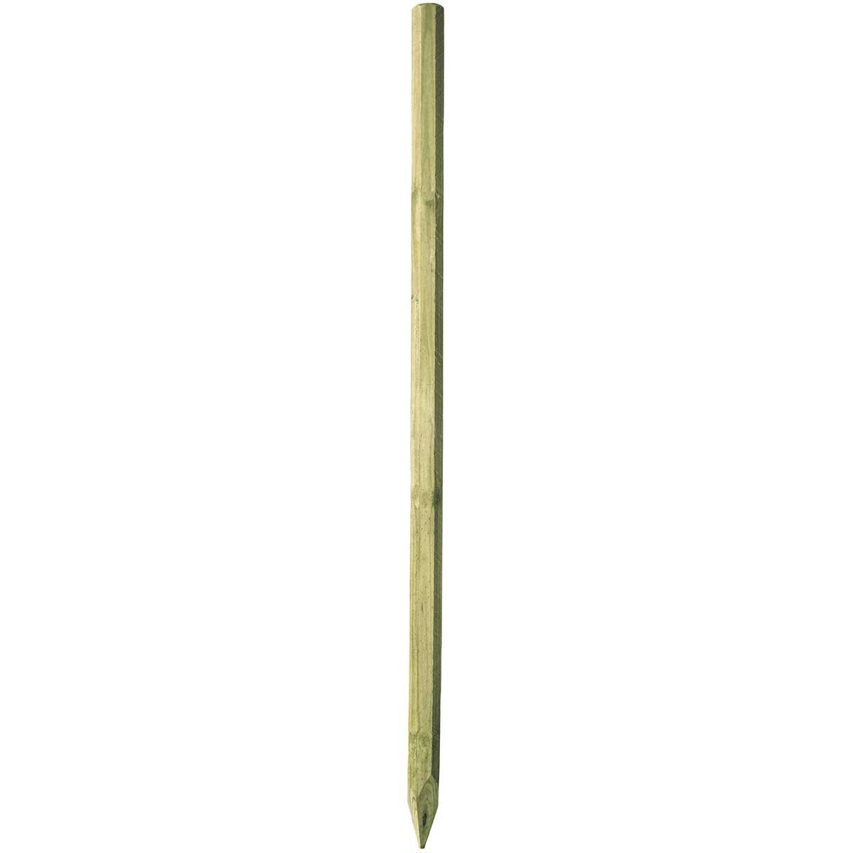 Poteau en bois Octo Wood ø 80 mm 200 cm