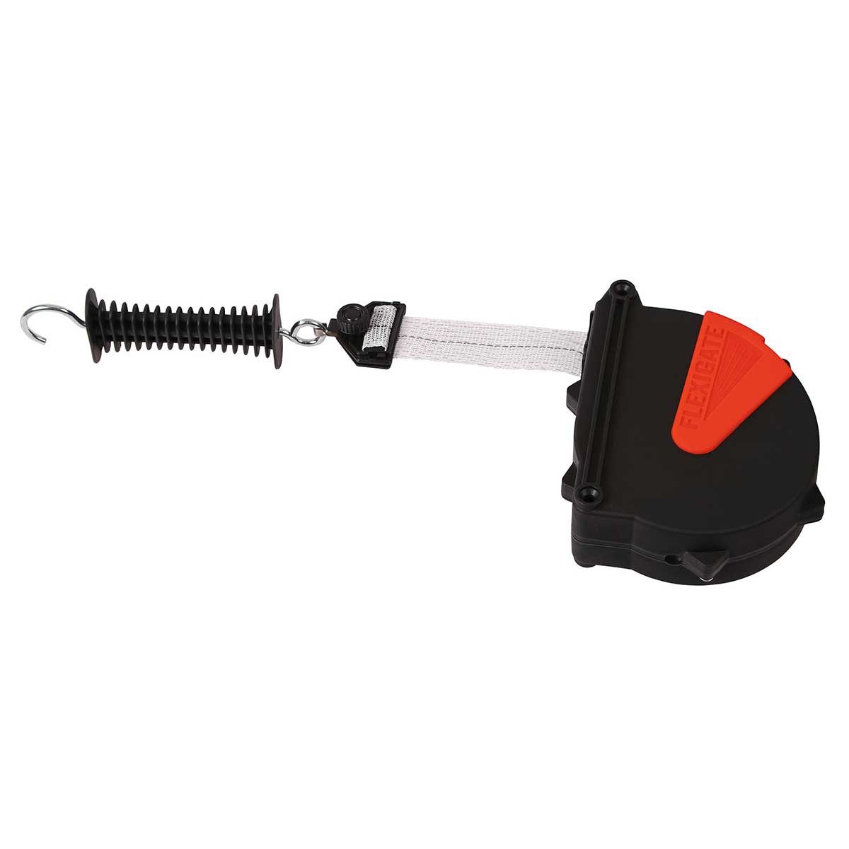 AKO Flexigate Sistema di chiusura avvolgibile per recinti elettrici con nastro 7,5 m x 40 mm