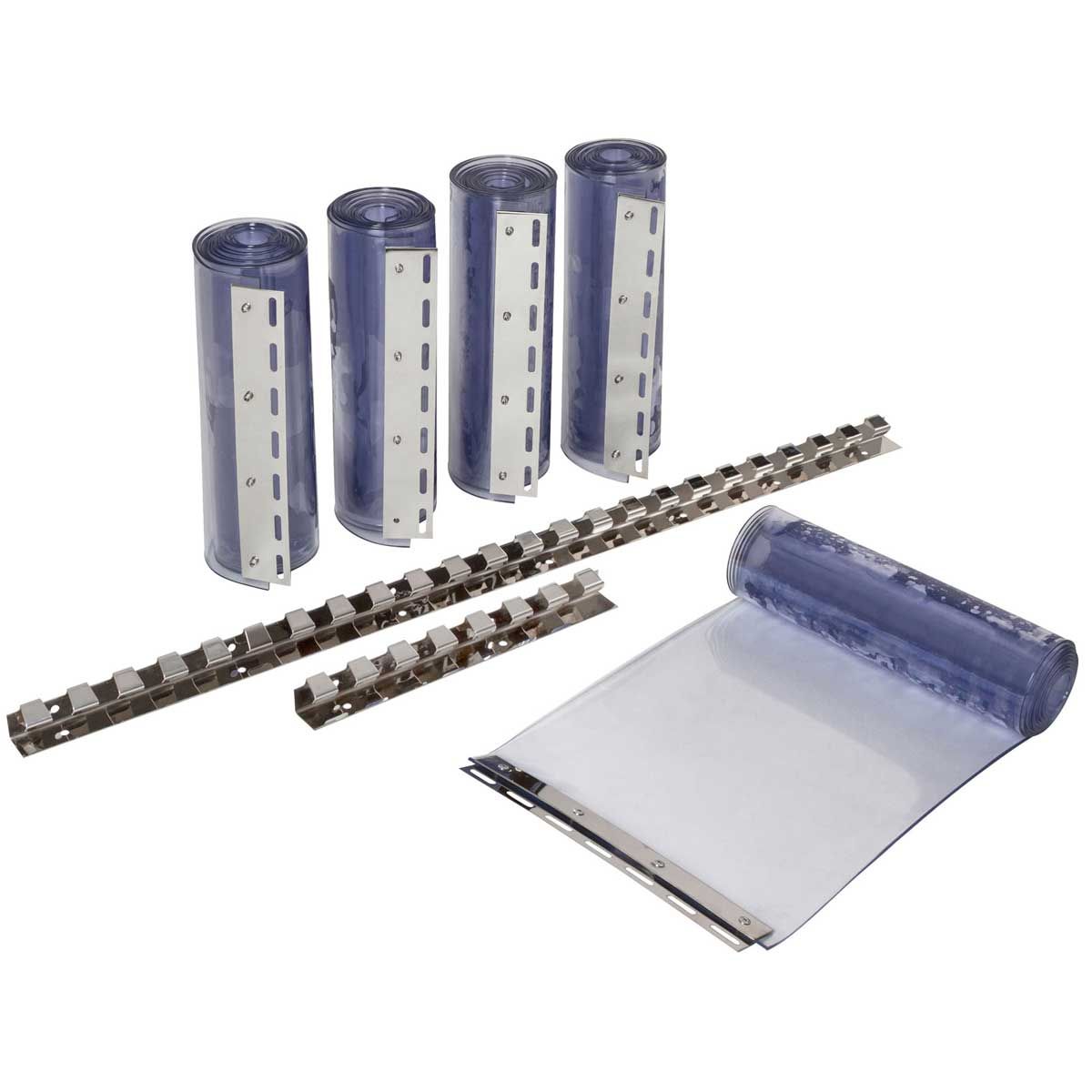 Set tenda a strisce in PVC Kerbl - 5 strisce
