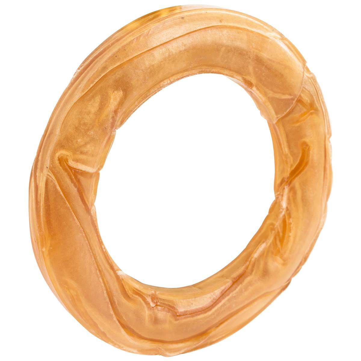 Anneau à mâcher en peau de bœuf 15 cm